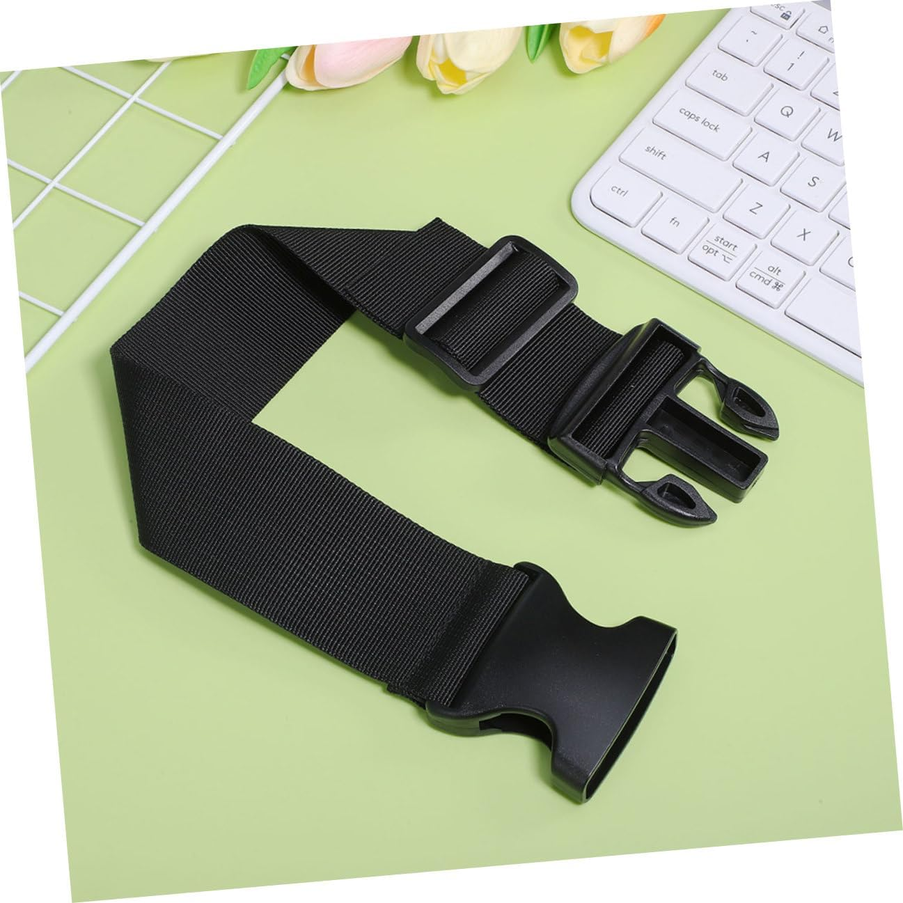 LRXIYODE 2Pcs Adjustable Buckle Straps for Luggage and Backpacks Nylon Binding Bands Lightweight Versatile Packing Straps for Camping Hiking Travel and Outdoor Use