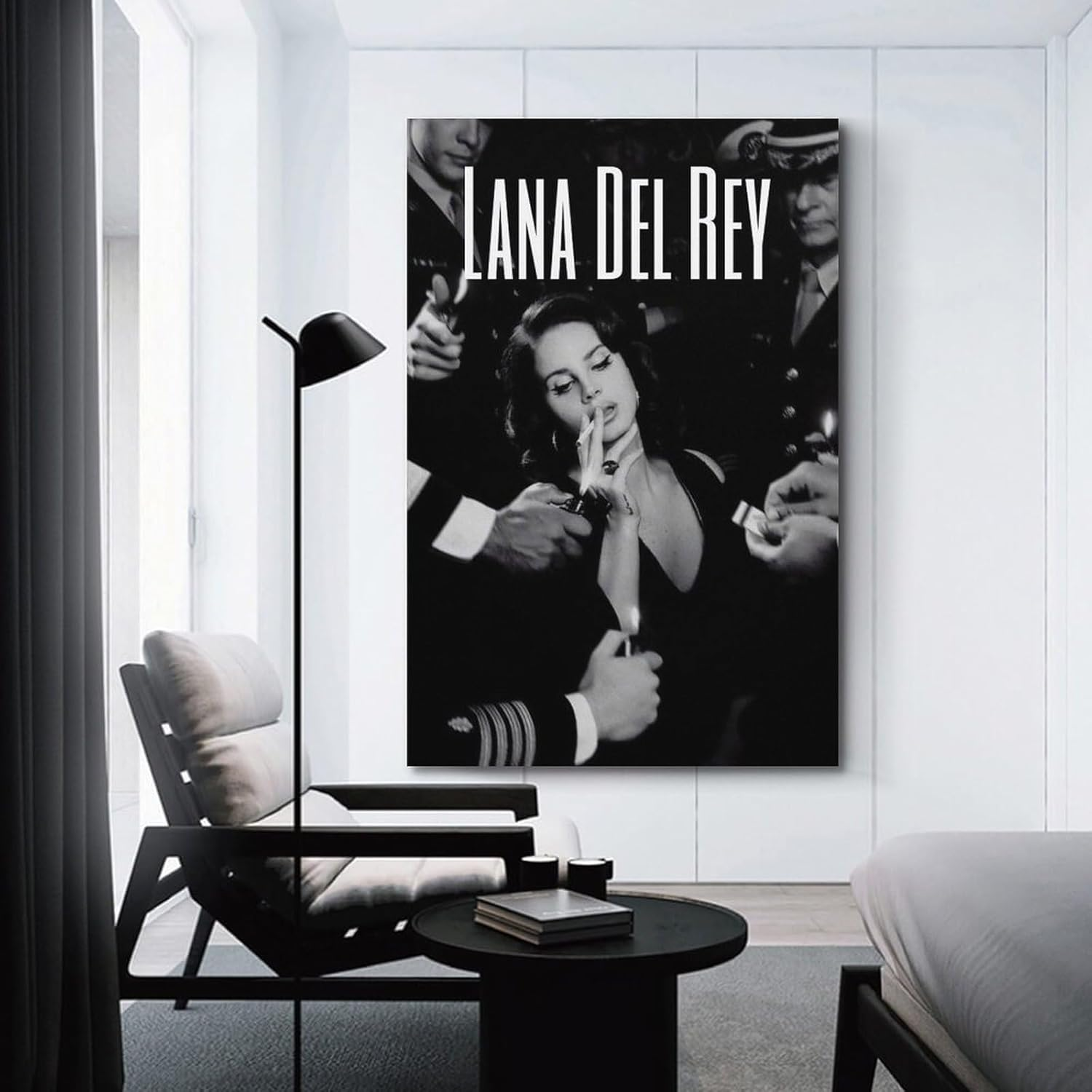 Art Lana Music Del Canvas Rey Posters Poster Canvas Painting Wall Art Picture Home Decor Print for Bedroom Living Room Dorm Study Bar Office 12X18Inch(30X45Cm) image number 4