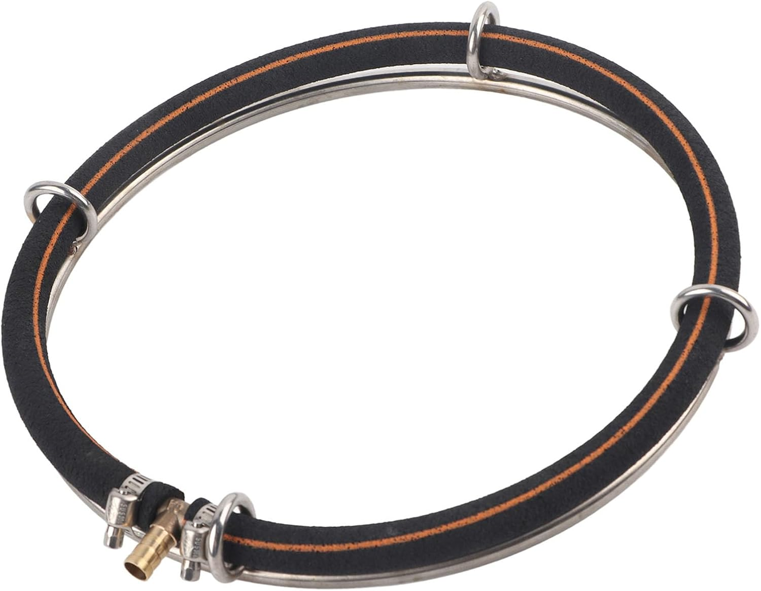 Aquarium Copper Air Bubble Diffuser Ring Durable Oxygenation Bubbler for Fish Pond Air Diffuser Ring,Aquarium, Bubble,Fish Pond Bubbler (Single Circle Diameter 25Cm)