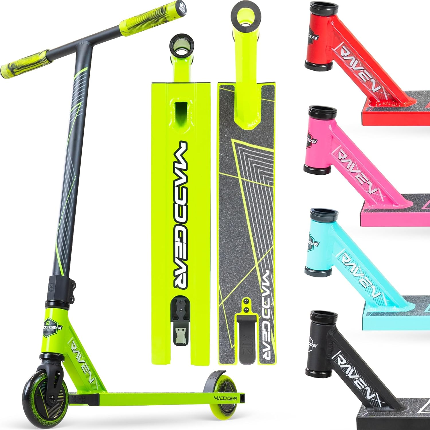 Pro Stunt Scooter for Kids Ages 5-12 Lightweight Durable Trick Scooter for Skatepark and Street &ndash; Easy Assembly &ndash; Madd Gear MG2