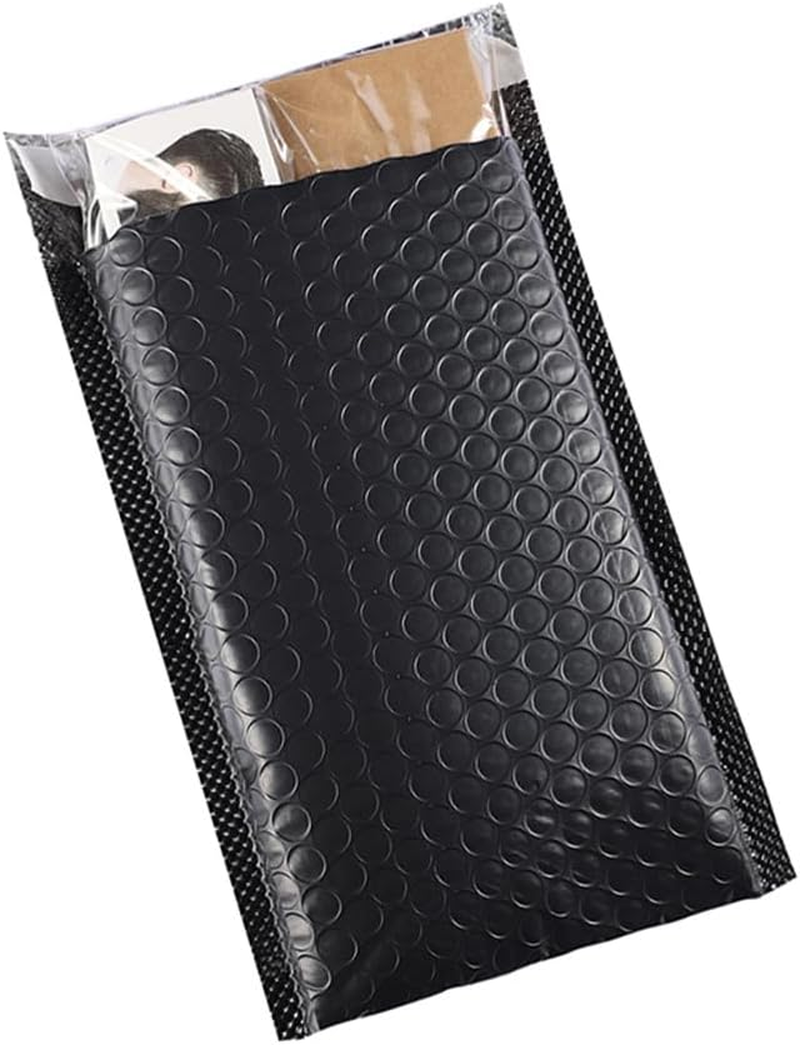 GLEAVI 50Pcs Black Mailers Self Sealing Padded Envelopes 7X4.7 Inches Co-Extrusion Film Shipping Bags for Jewelry, Books, Cosmetics, and Small Business Packaging image number 1