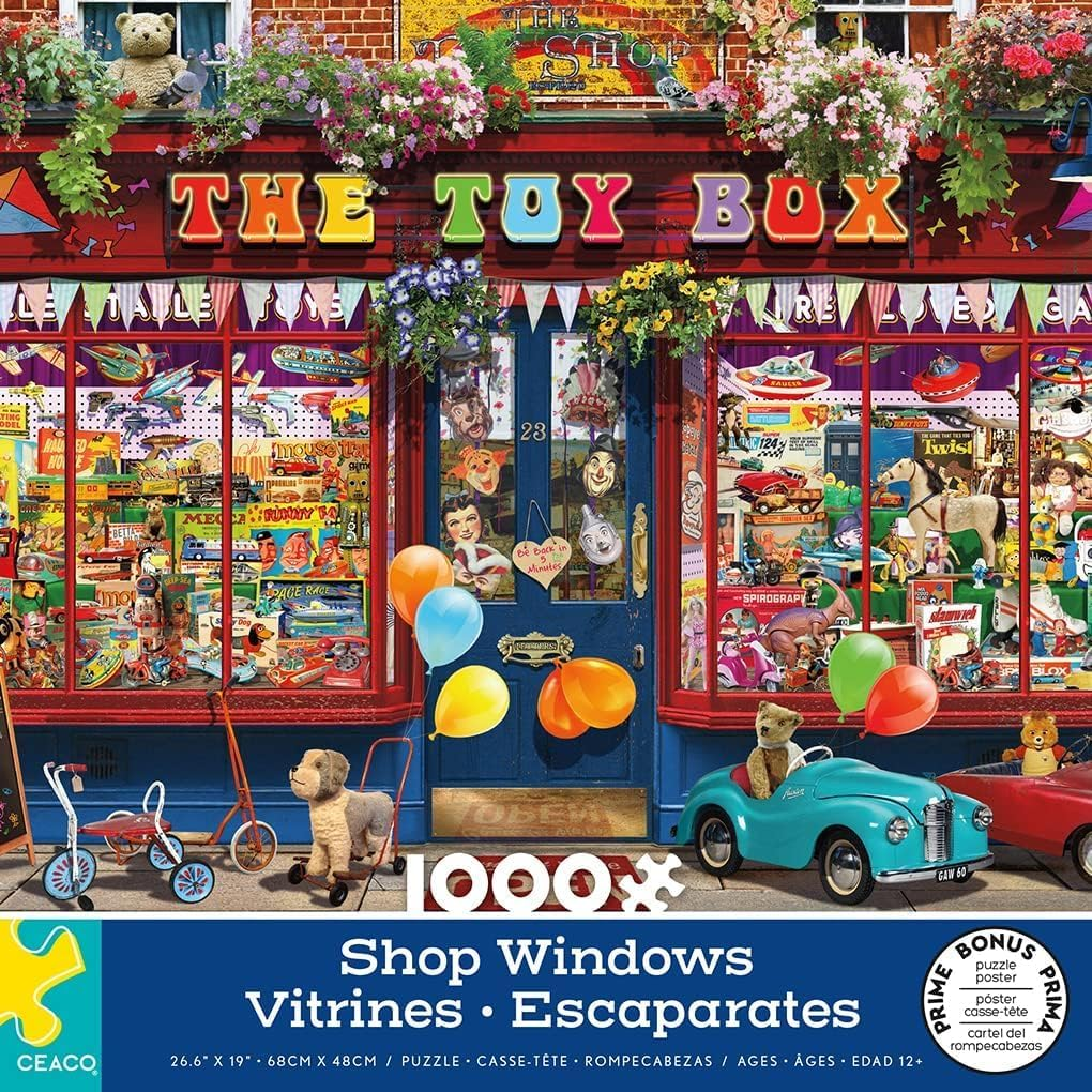 Ceaco - Shop Windows - Toy Box - 1000 Piece Jigsaw Puzzle image number 6