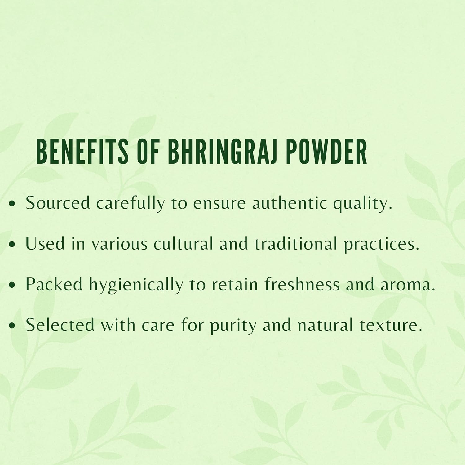 Bhringraj Powder 200 Gm I Bhringaraj Eclipta Alba Powder Promotes Healthy Hair Growth image number 3