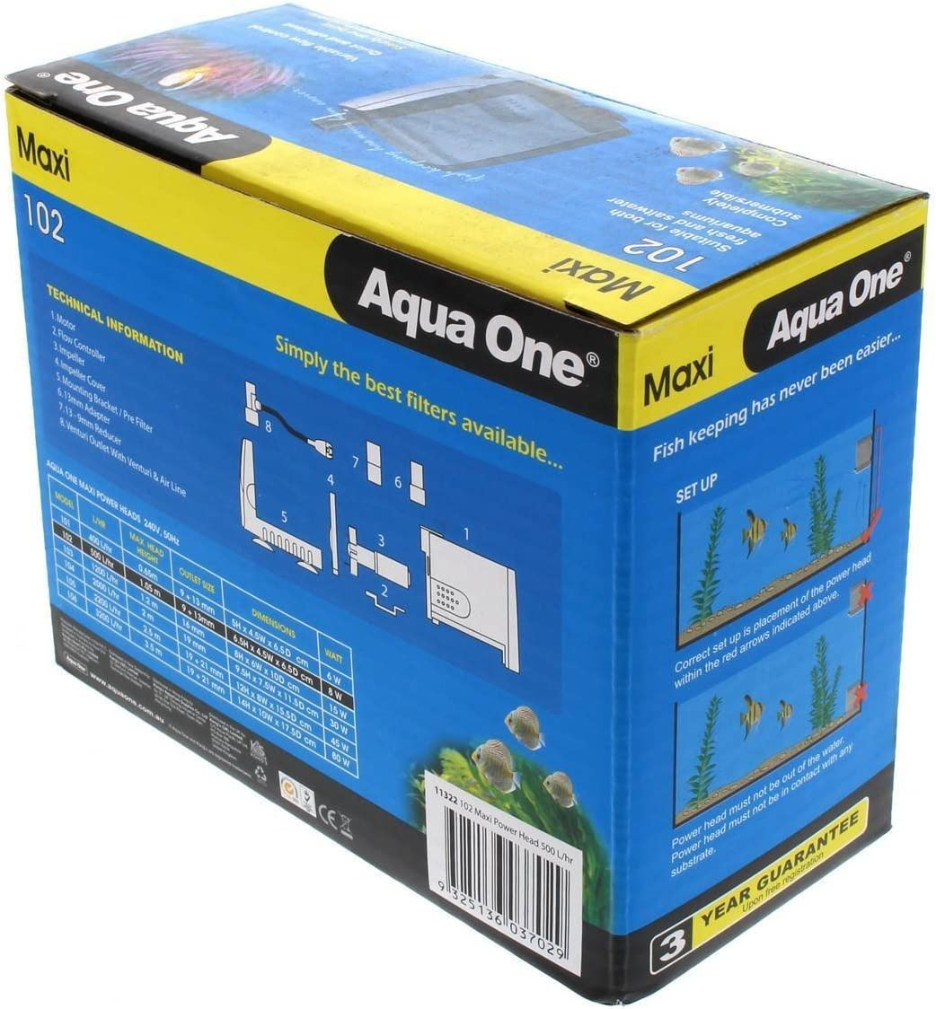 Aqua One Aquanano 40 55 Pump Powerhead image number 5