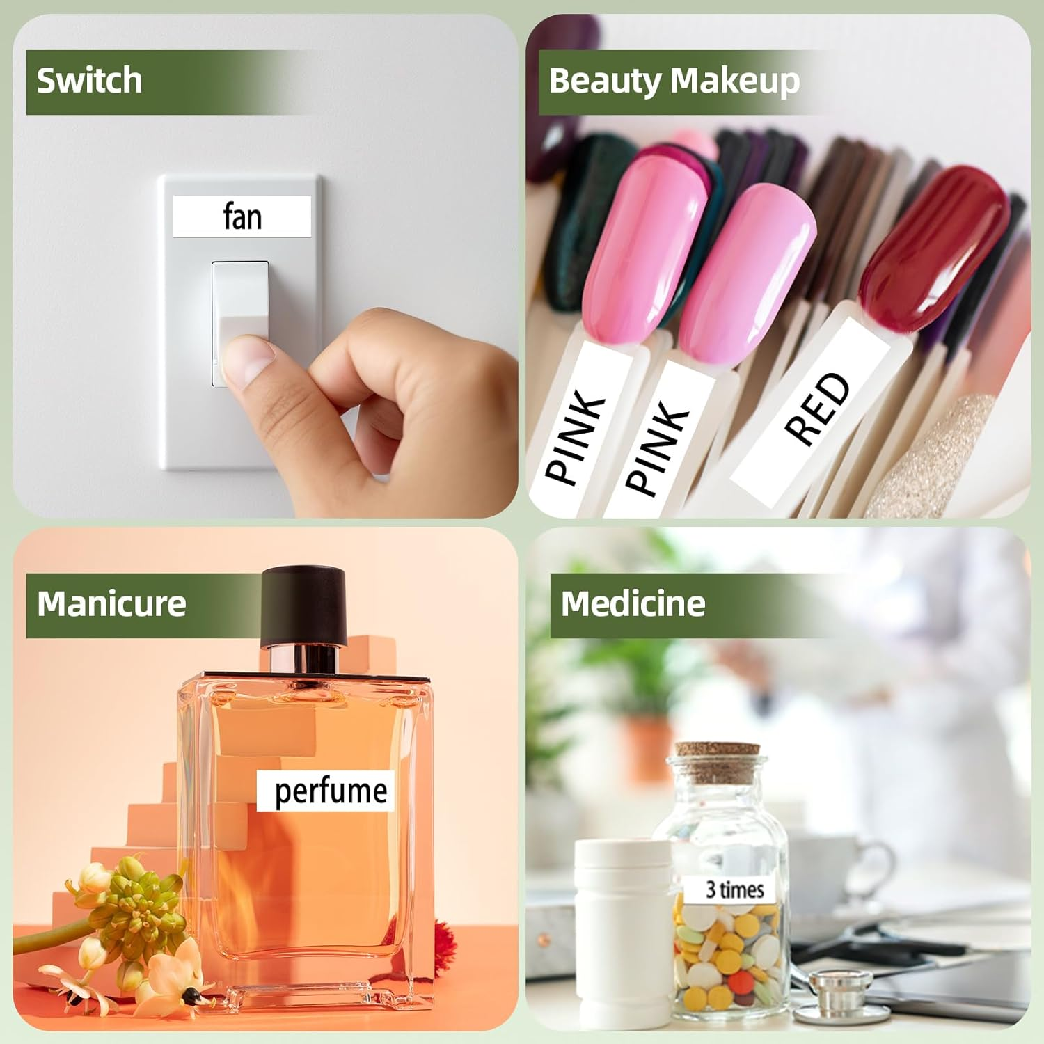 Label KINGDOM 3-Pack Replace P Touch Label Tape Compatible Brother P-Touch Standard Laminated, Black on White, 0.47 Inch (12Mm) X 26.2 Feet (8M), TZ231 Tze231 image number 6