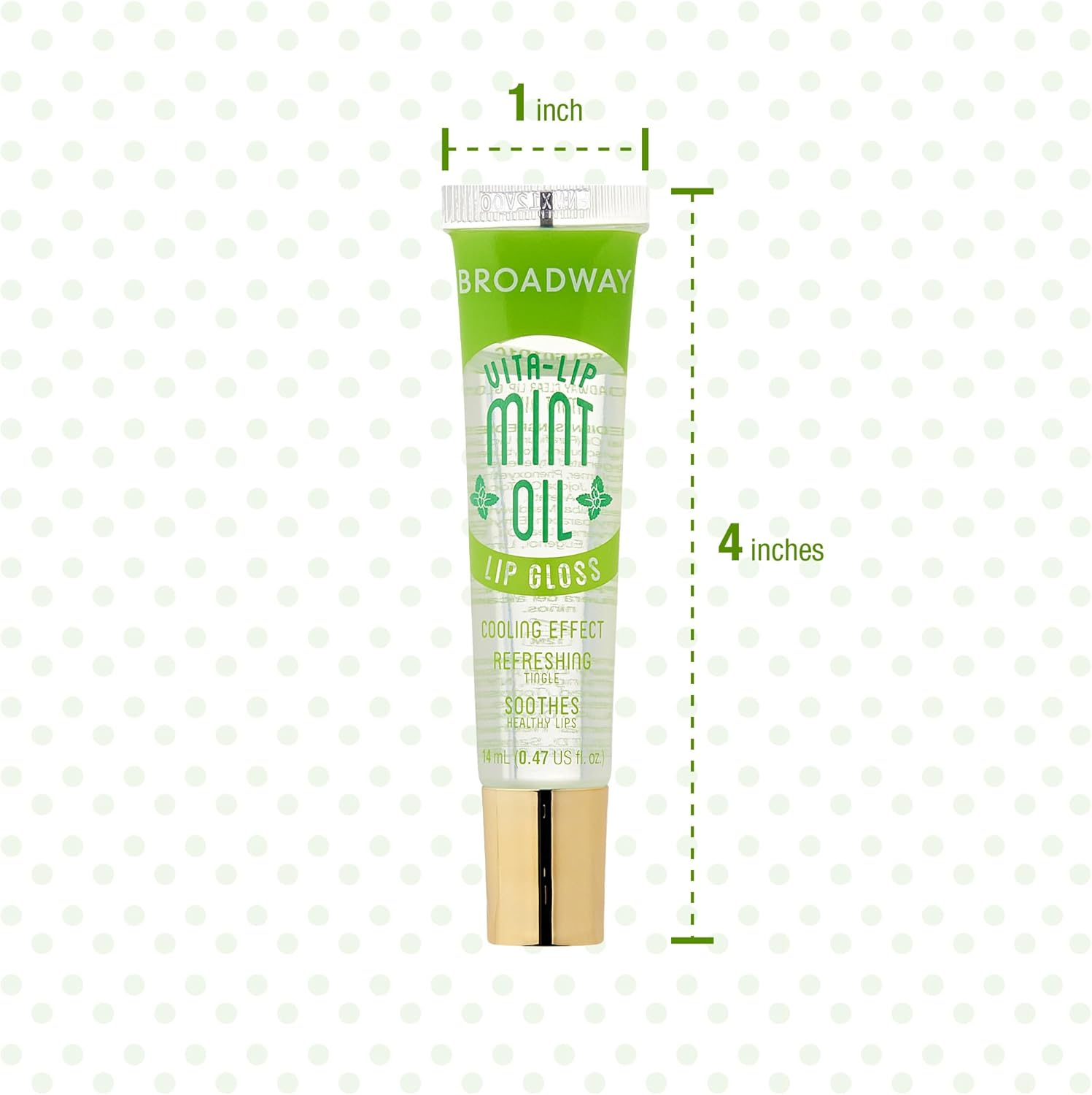 Ruby Kisses Broadway Vita-Lip Clear Lip Gloss (Mint Oil 3 Pack), Ultra-Hydrating & Soothing Formula with Vitamin Oils, High-Shine Non-Sticky Finish, Nourishing Glossy Lip Balm with Cooling Effect image number 6