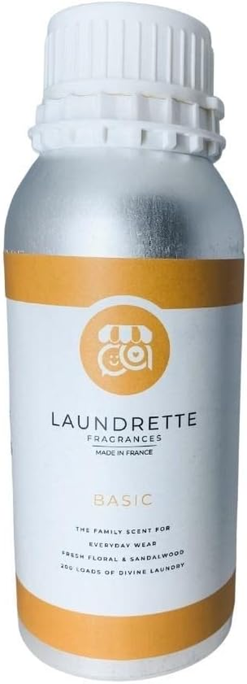 Laundry Perfume, Odor Eliminator, LAUNDRETTE Fragrance BASIC, Fresh Floral & Sandalwood, Intense and Long Lasting, 24 Loads, 60Ml image number 2