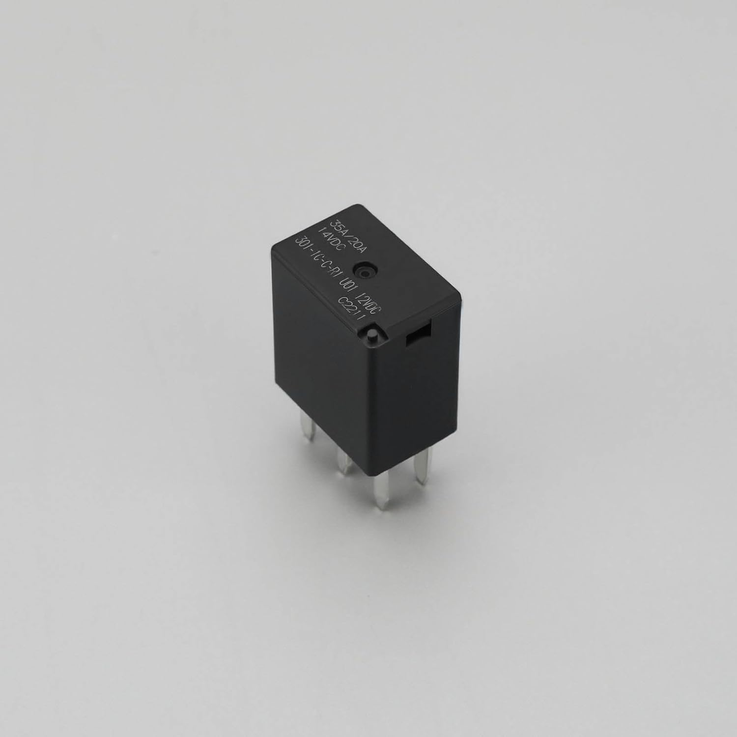 Be in Your Mind 2PCS 5Pin 12V 35 Amp Relay 5-Pin Automotive Relay Micro Automotive Motorboat Relay 12V 35A/20A SPDT 301-1C-C-R1-U01-12VDC image number 1