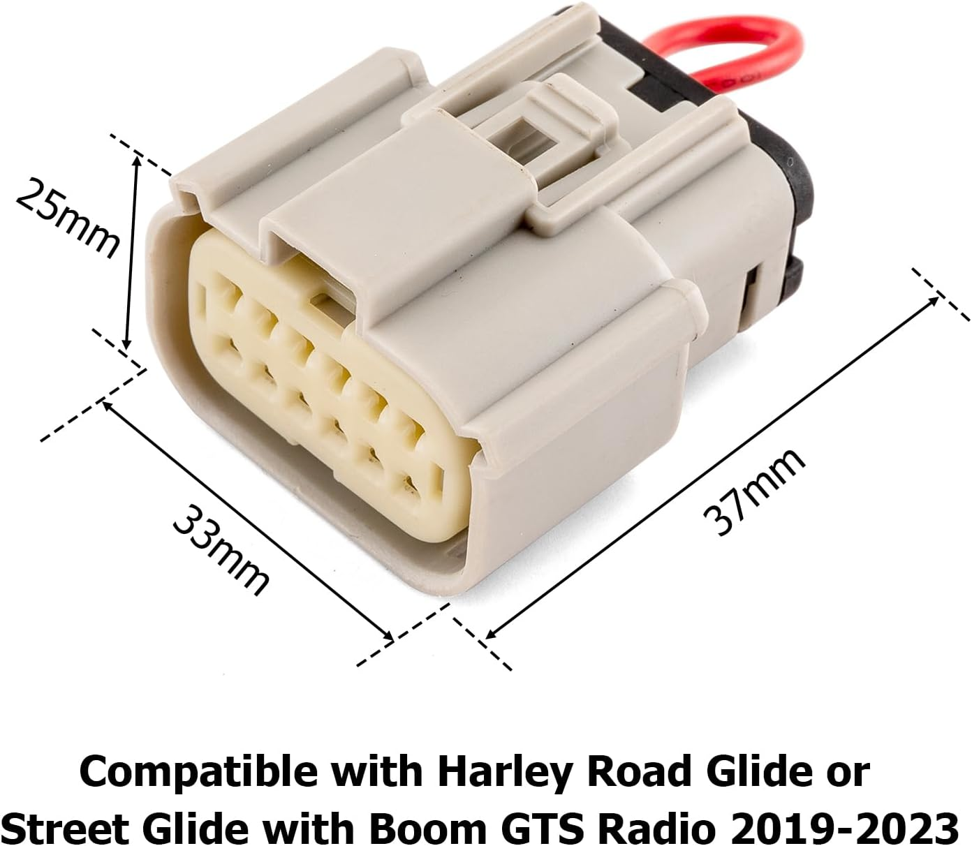 Wsays Carplay Jumper Compatible with Harley Davidson Road Glide or Street Glide with Boom GTS Radio 2019-2023 image number 3