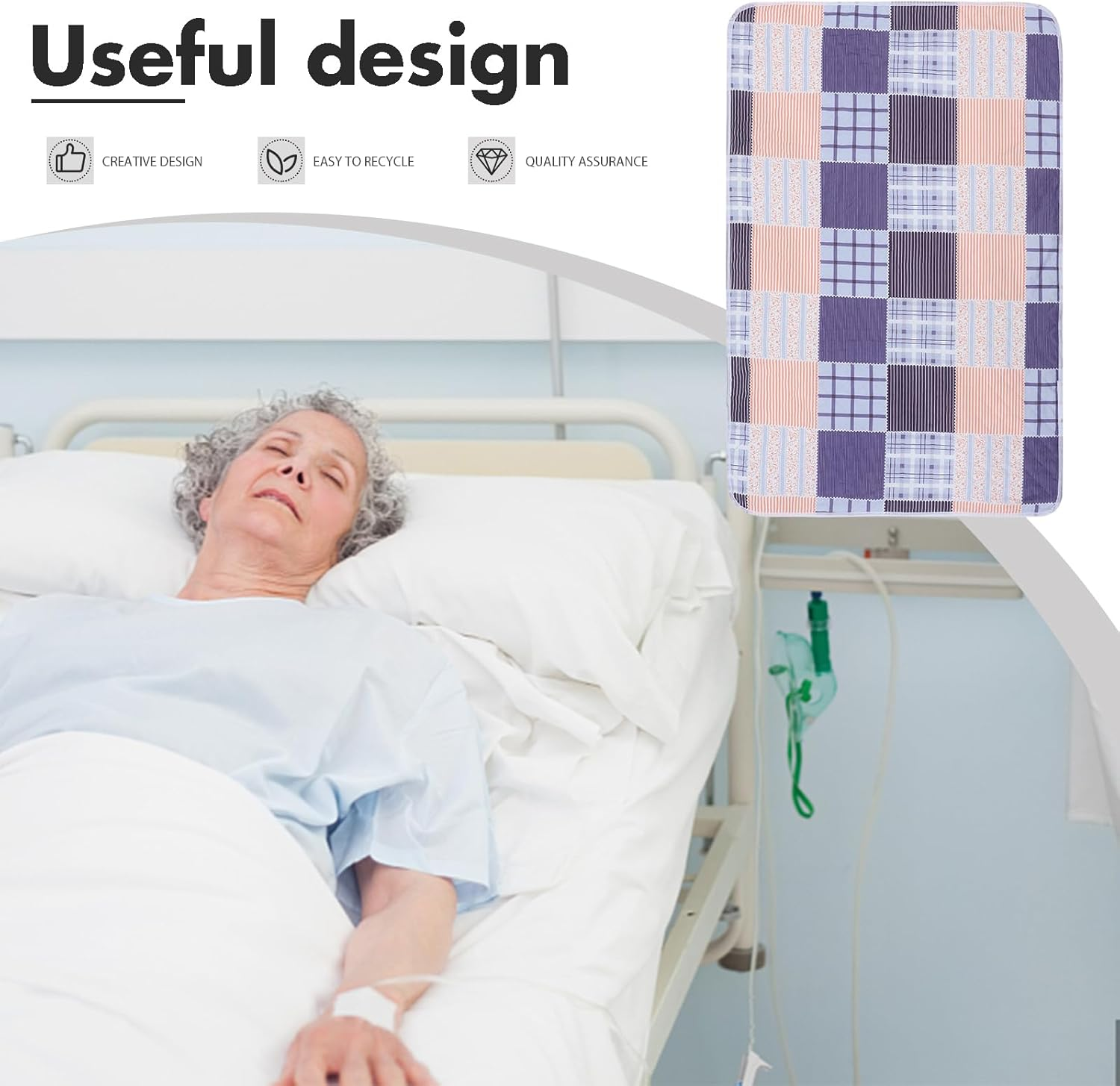 FRCOLOR Waterproof Mattress Pad Urine-Proof Mattress Mat Reusabed Wetting Sheets Mats Washable Waterproof Underpad for Adults Child Pet 120X80CM image number 5