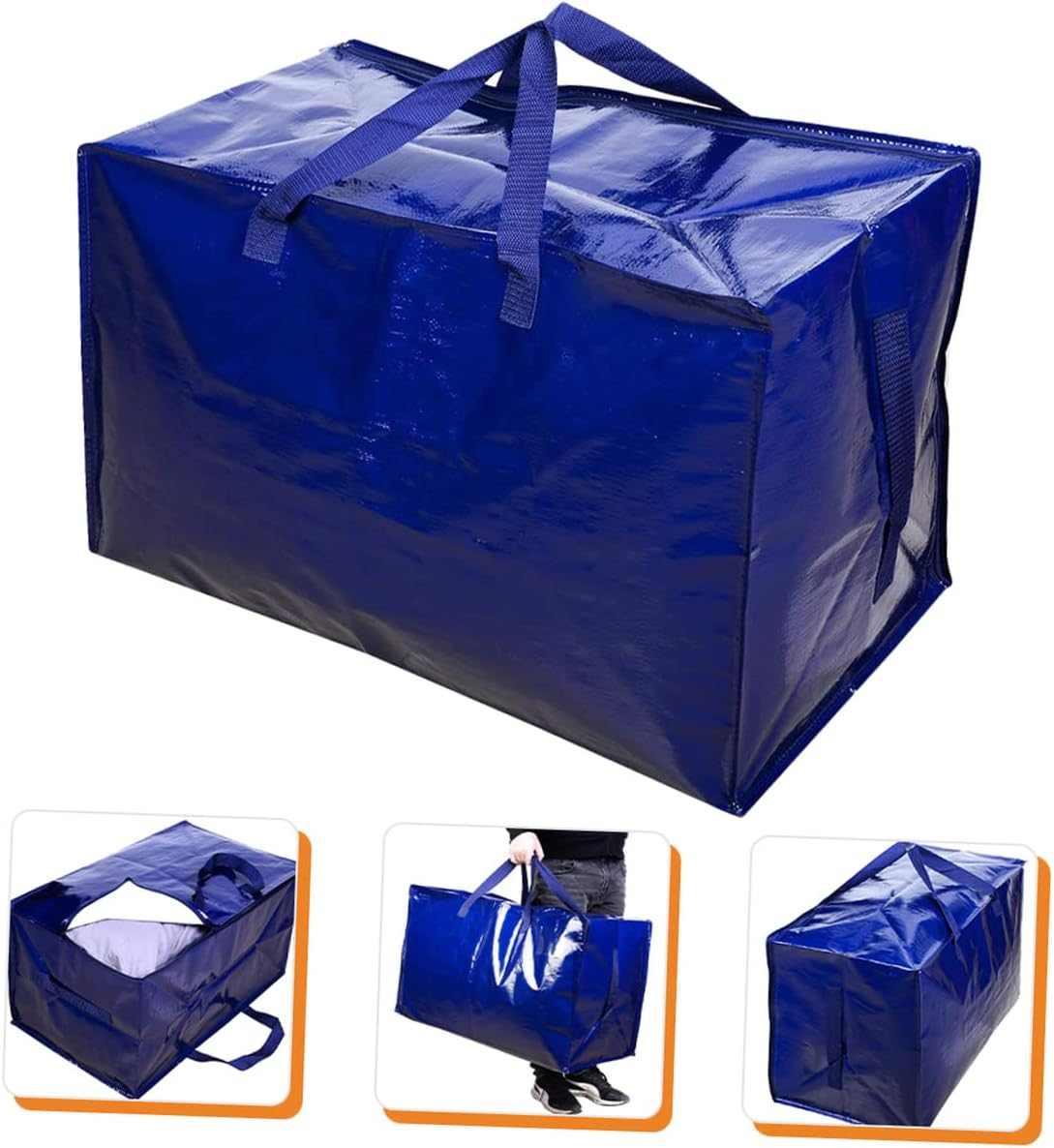 BUGUUYO Large Moving Bag Packing Bag for Clothes Bedding for Travel Moving Supplies Pp Coating image number 5