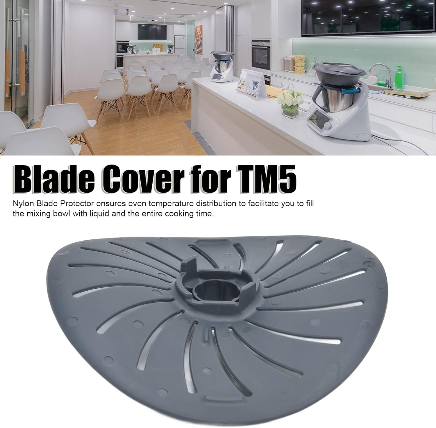 Blade Cover for Thermomix, Nylon Innovative Blade Cover Protector Fit for Vorwerk, for Thermomix, for BIMBY, Fit for TM5 TM6 TM31, Blender Blade Replacement Accessories for Slow Cooking image number 5