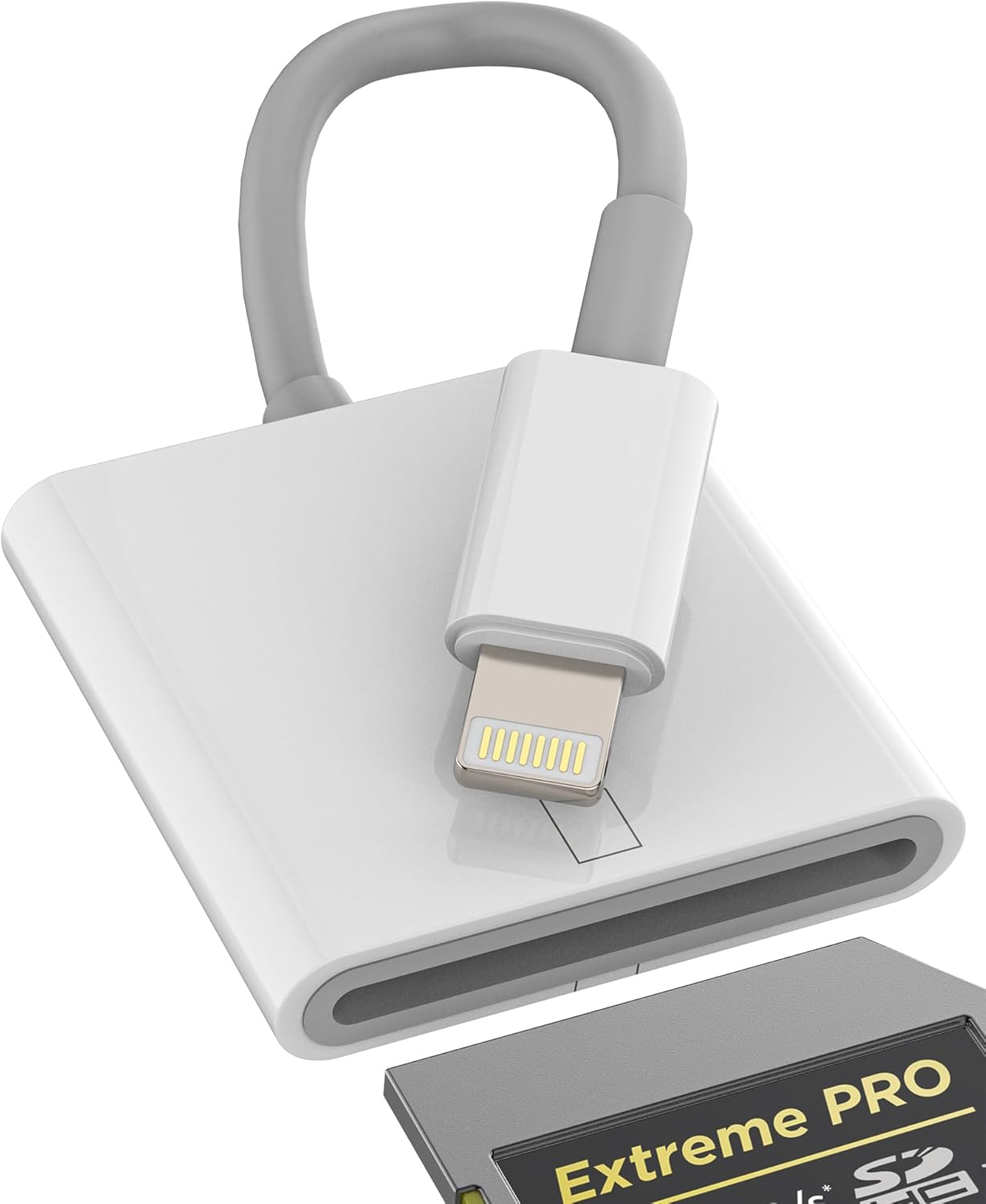 Lightning SD Card Reader for Iphone 14 13 12 Pro Max for Apple MFI Certified Adapter for Ipad Digital Camera Photo Transfer Memory Accessories Adaptor Drive Stick Converter Lighting Storage Connection image number 1