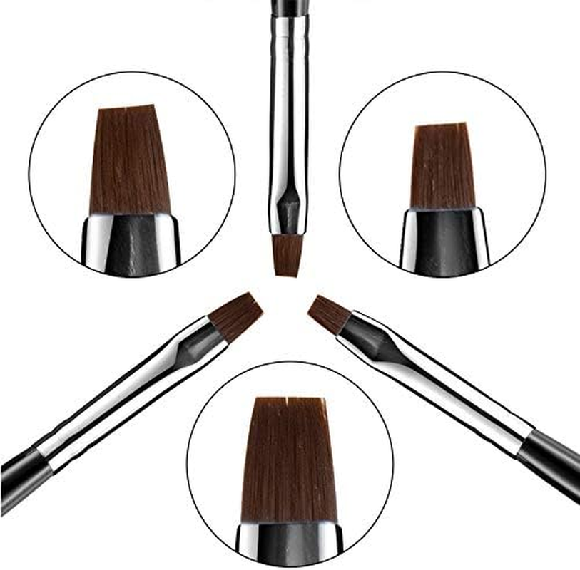 3Pcs/Set Plastic Nail Art Painting Brush Drawing Pen Acrylic DIY Cleaning Manicure Tools for Drawing Lines Nail Tips 17.8 Cm Zhengpingpai image number 4