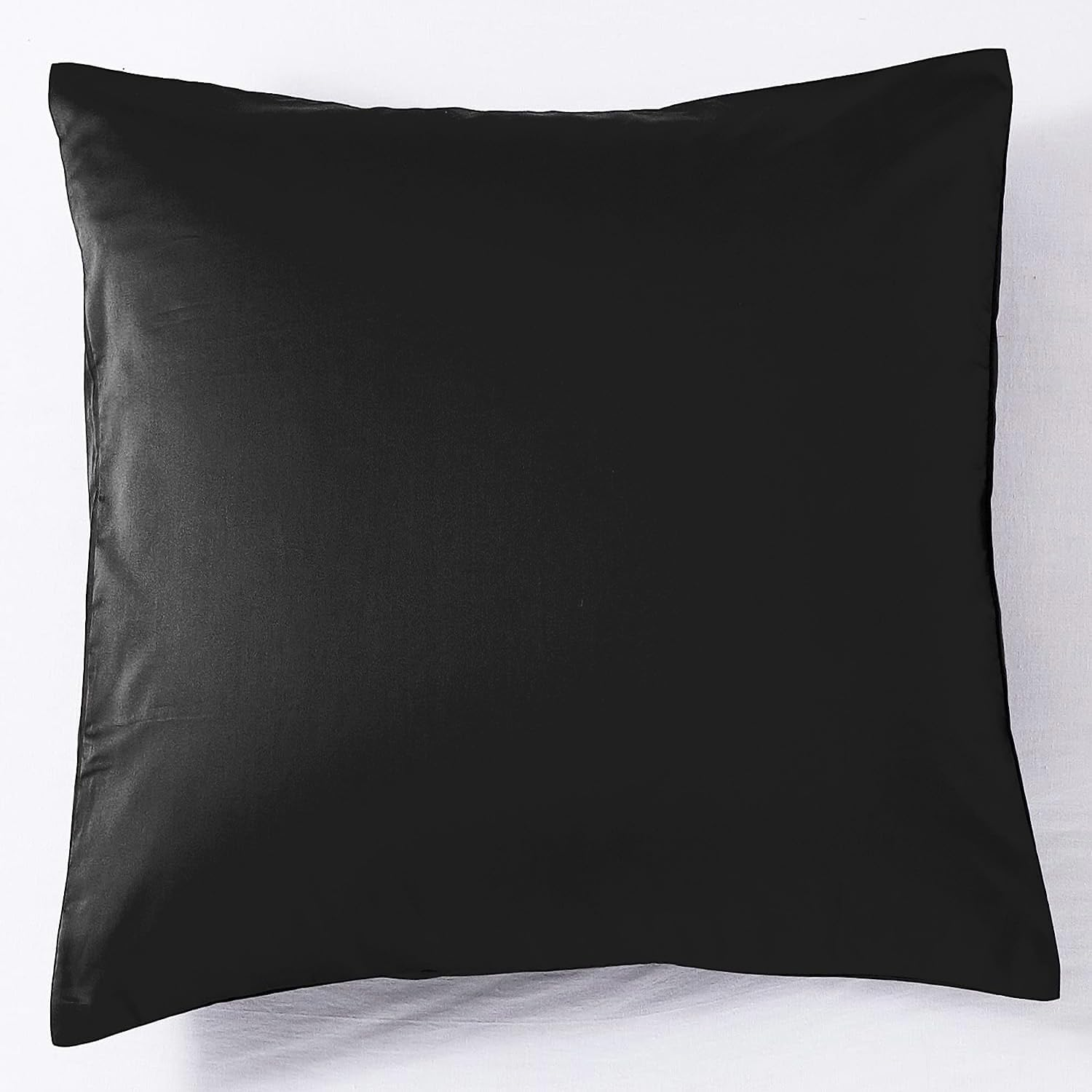 Luxton 100% 1000TC Cotton European Pillowcases 65X65Cm Linen Beige Sateen Cotton Solid Plain Linen Beige Hotel Level European Pillowcase 1PC (65X65Cm, Linen Beige)