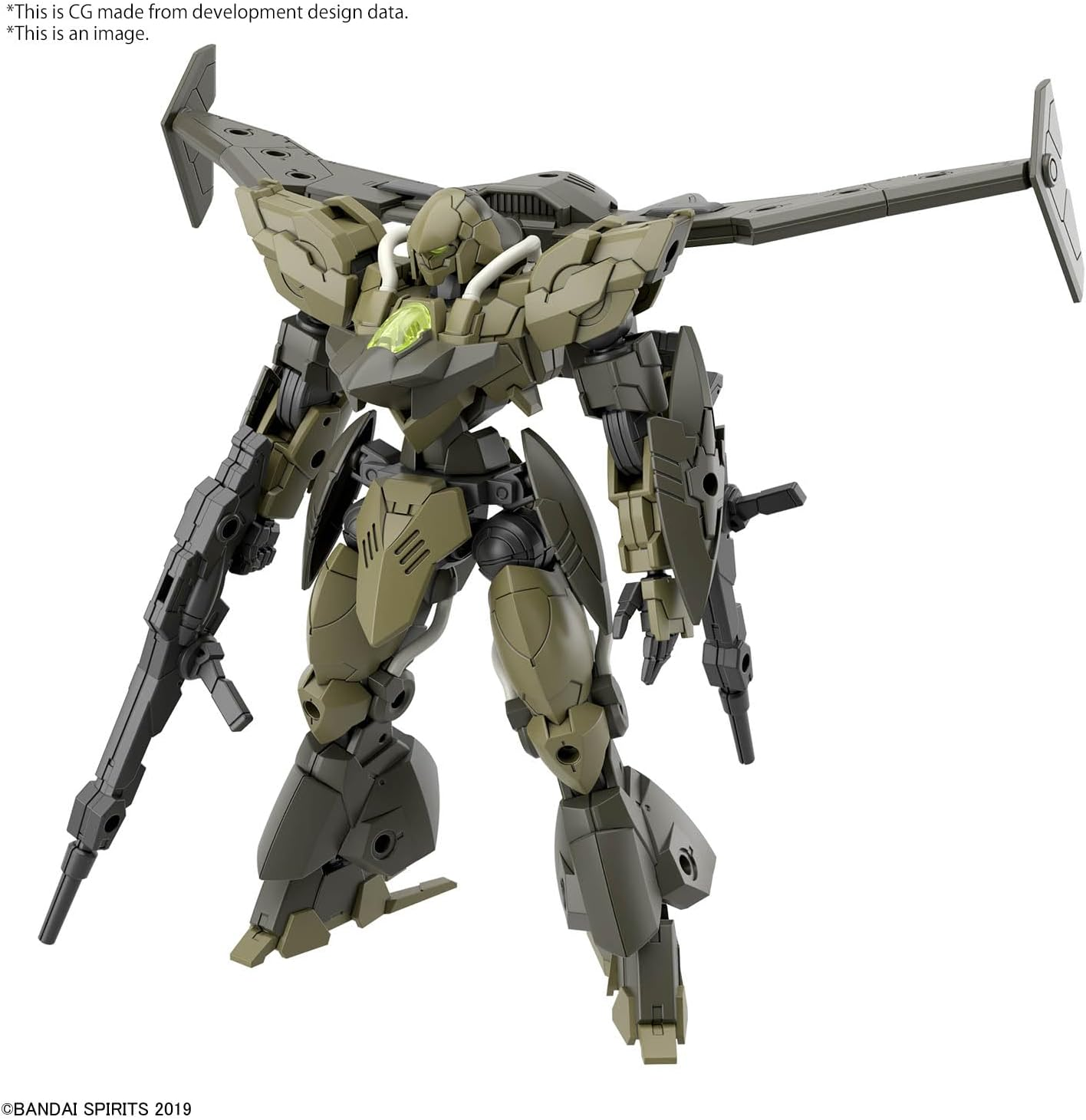 BANDAI HOBBY 30MM 1/144 Bexm-21 VERDENOVA [Green] image number 2