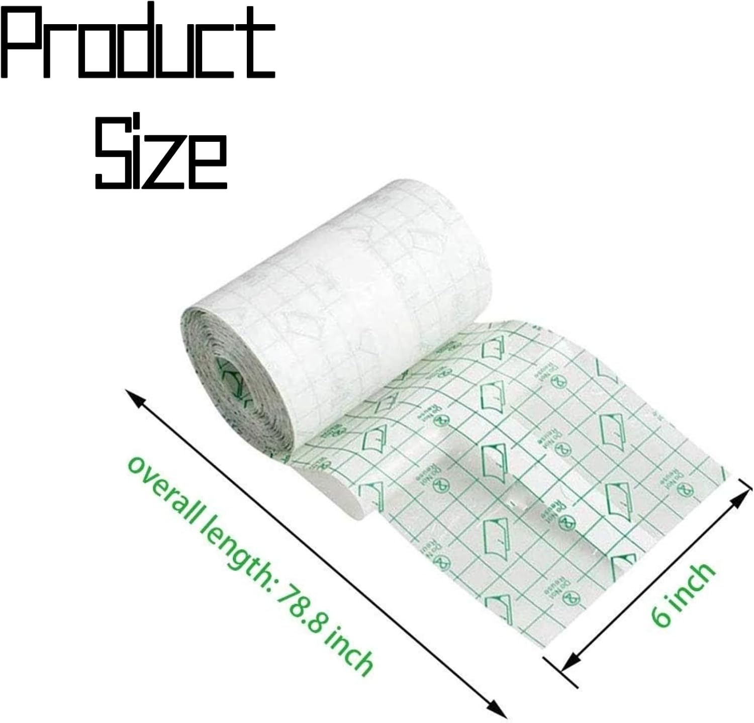 Abeillo Tattoo Aftercare Bandage Roll,Width 15Cm, Length 2M,Waterproof Transparent Film for Initial Healing and Skin Repair，For Example, It Is Applicable Swimming and after Surgery or Tattoos image number 2