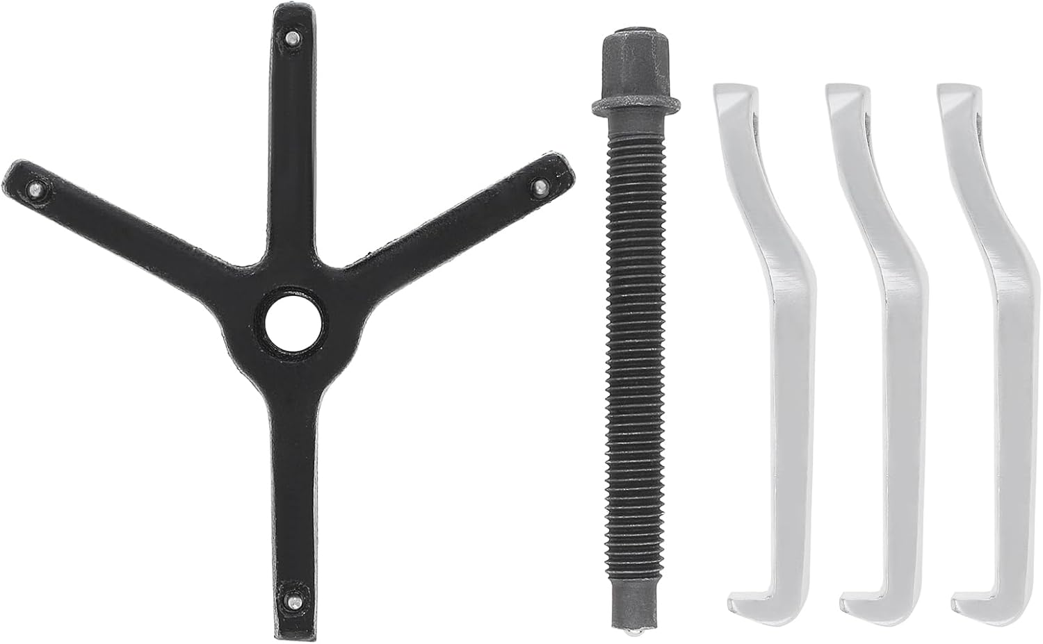 Chgimposs 4" 2 Jaw 3 Jaw Gear Puller, Adjustable Bearing Puller, Reversible Removal Tool for Internal External Pulling, Puller Tool for Removal of Pulleys Flywheels Bearings Gears image number 4