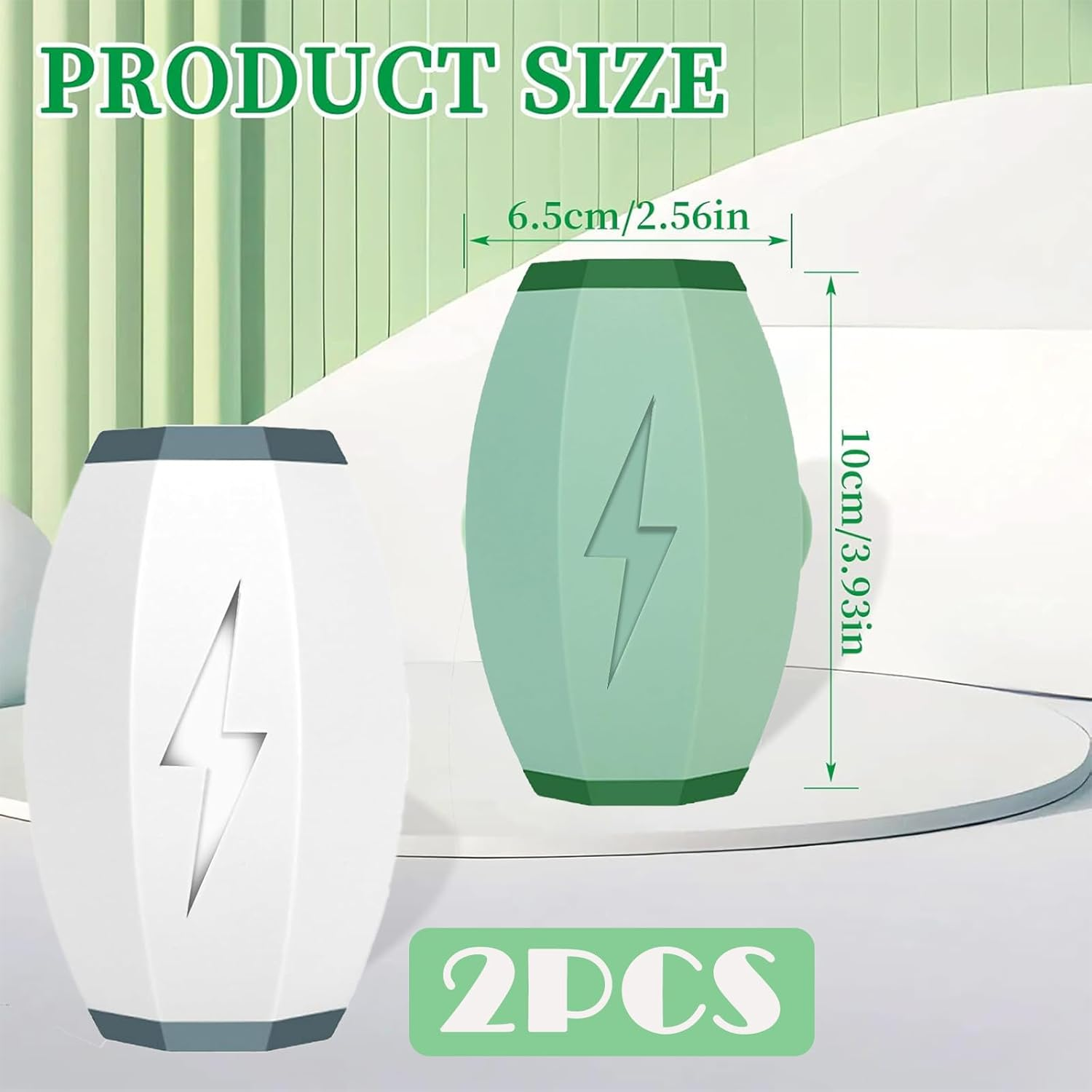 Pack of 2 Lint Rollers, Reusable, Pet Hair Remover, Clothing, Strong Adhesion, High Cleaning Efficiency, Rinse Clean, Apply Several Times (White and Green) image number 6