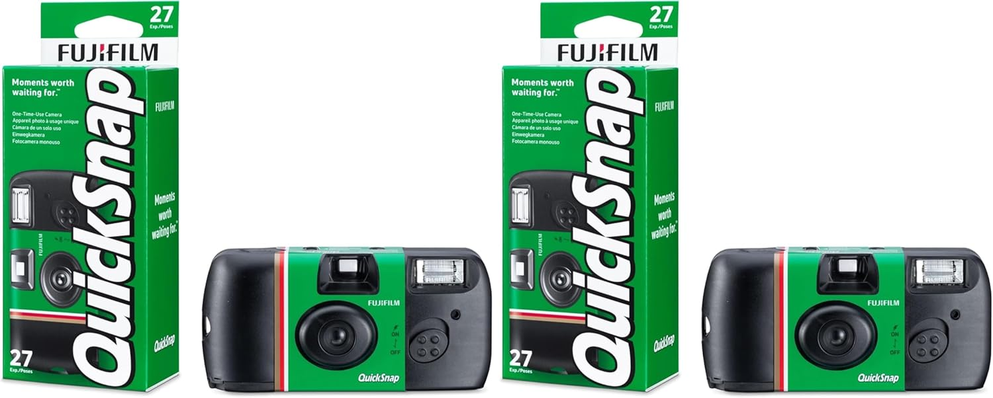Fujifilm Quicksnap Flash One-Time-Use Disposable Camera (27 Exposures) Loaded with 135 (35Mm) ISO 400 Colour Negative Film image number 3