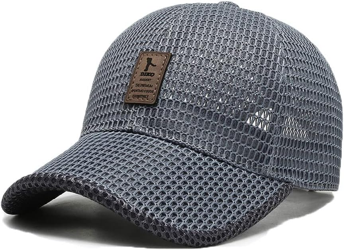 FASHIXD Summer Mesh Baseball Cap for Men Women Trucker Mesh Hat Baseball Hats Outdoor Sports Running Hat