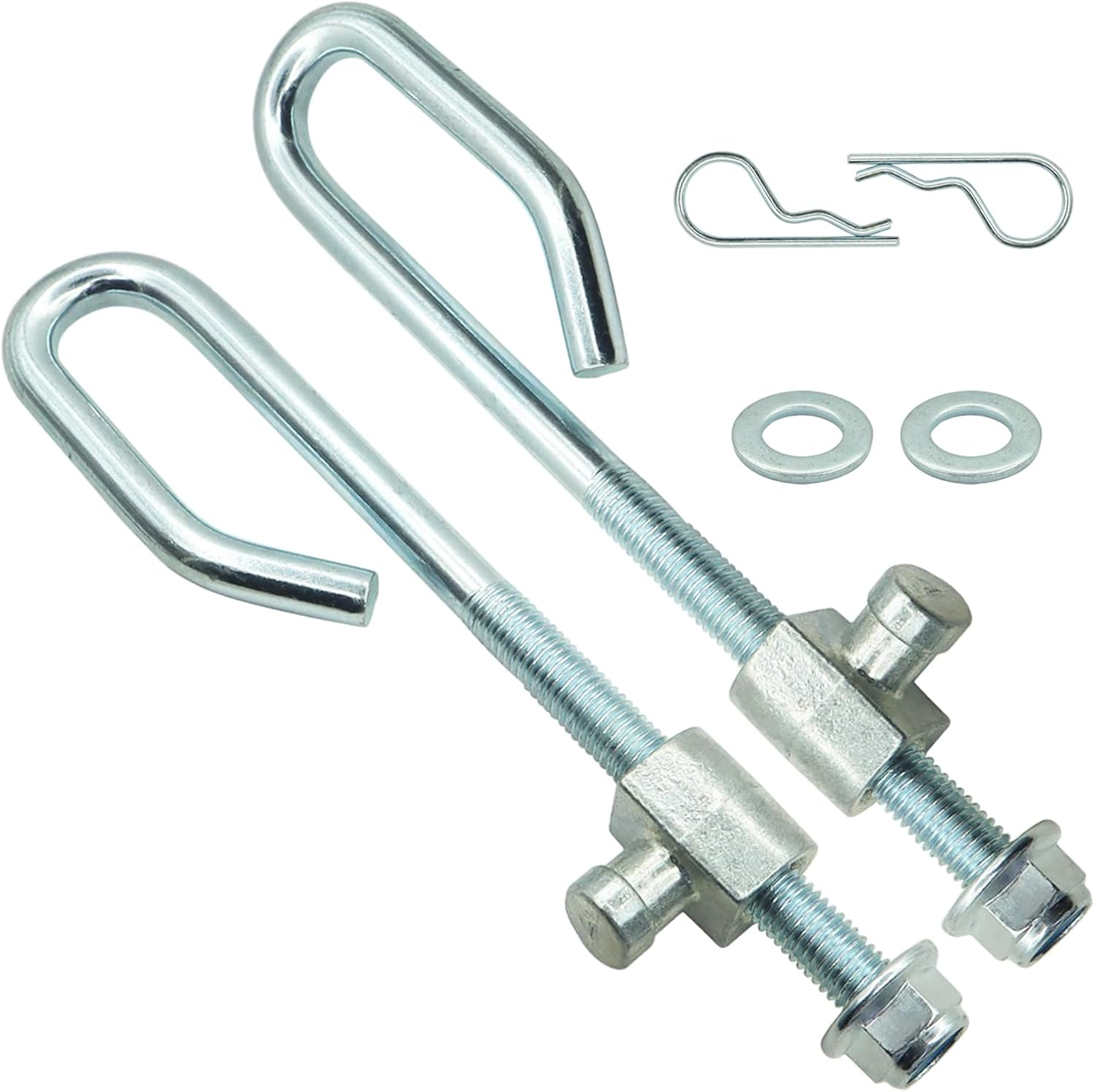 DABAZUALY 2 Set of GX24864 Mower Deck Lift Linkage Rod Kit Compatible with John Deere D100 D105 D110 D120 D125 D130 D140 D150 D155 100 Series Tractor image number 3