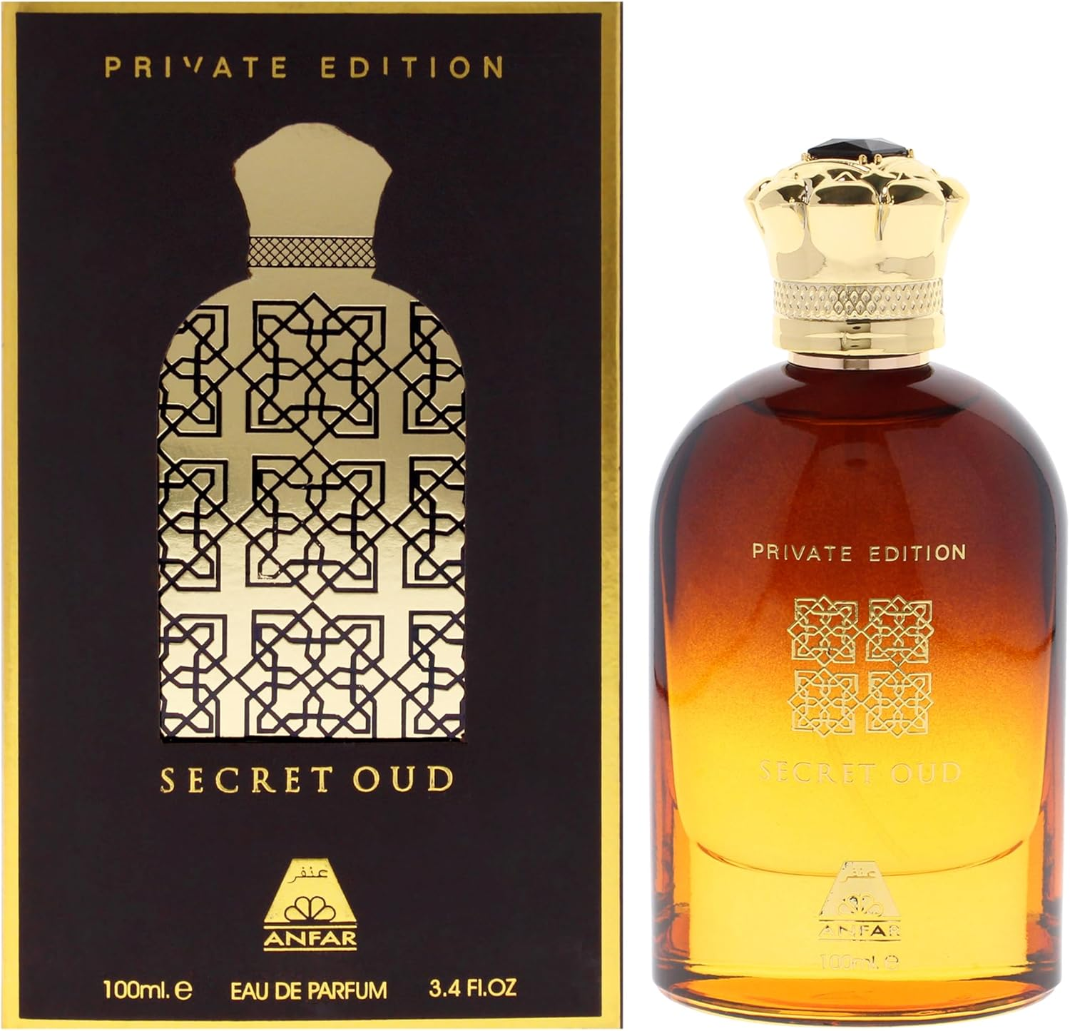 Private Edition - Secret Oud by Anfar for Men - 3.4 Oz EDP Spray image number 6
