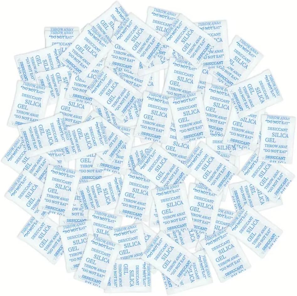 Boolavard Silica Gel - 2 Gram Pouch of 50 Packets (2Gm / 50 Packets) | Silica Gel Pouches for Room Kitchen Wardrobe Cupboard Car Bedroom Camera Lenses Shoes image number 5