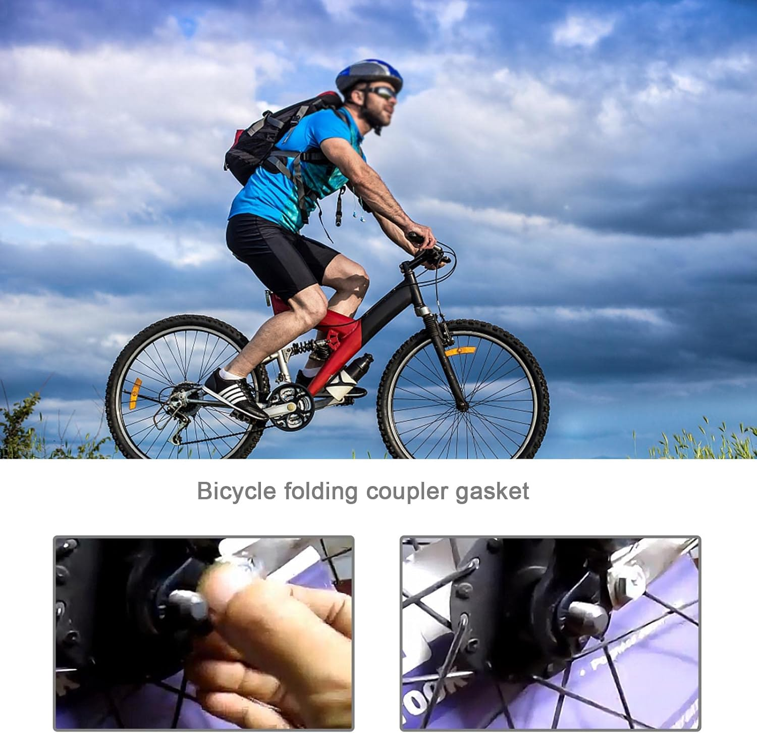 SING F LTD 12Pcs M8 M10 Bike Wheel Hub Hook Washer Gasket Metal Bicycle Hub Retaining Clip Safety Washer Bicycle Safety Security Front Wheel Hub Washer Safety Washers image number 6