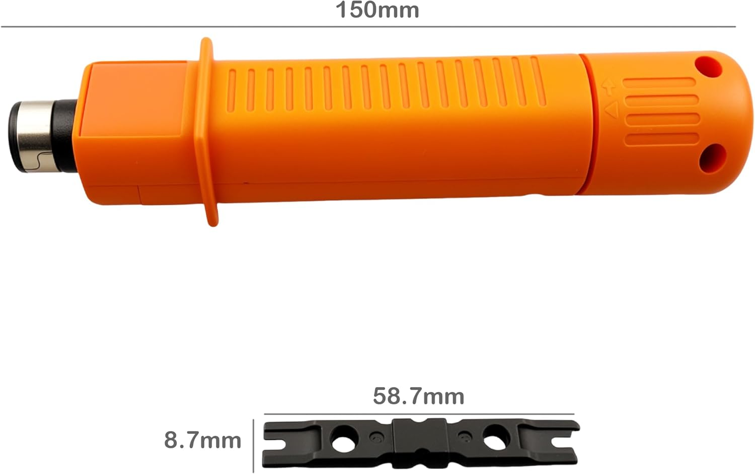 EFGTEK Punch down Tool,110 and 88 Type Impact Ethernet Punch down Tool for Seating Wire into Terminal Tool,For Cat 8, Cat 7, Cat 6A, Cat 6, Cat 5E, Cat 5 Network image number 4