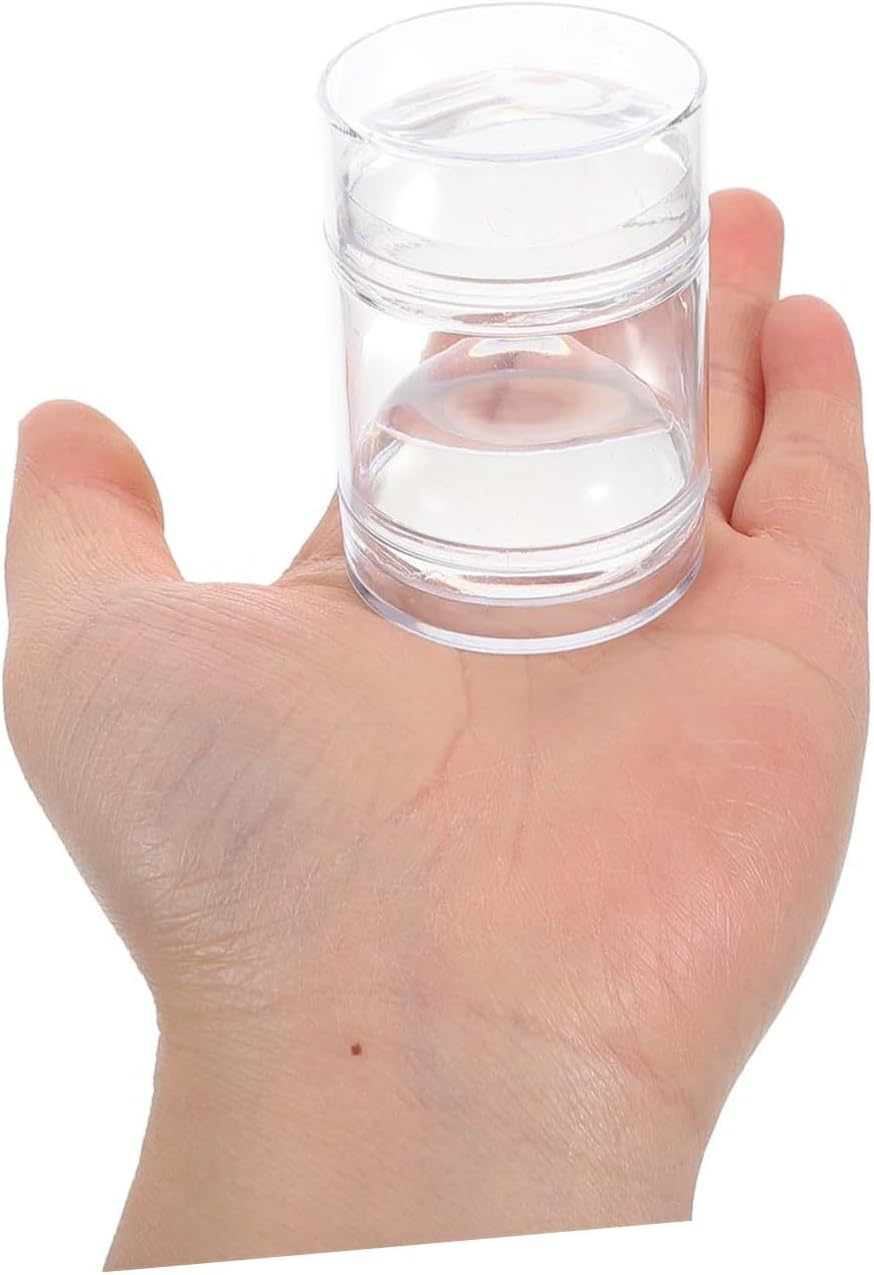 Gogogmee Manicure Accessories Nail Stamper Set Nail Seal French Tip Nail Stamp Nail Silicone Stamper Nail Art Template - Rose Gold image number 5