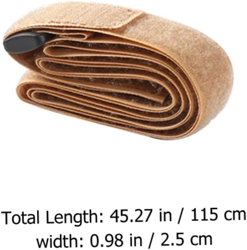 WHAMVOX 6Pcs Outdoor Cargo Binding Belts Adjustable Luggage Straps Hook and Loop Fasteners for Camping and Travel Heavy-Duty Fixing Straps for Backpacks and Gear Random Color image number 2