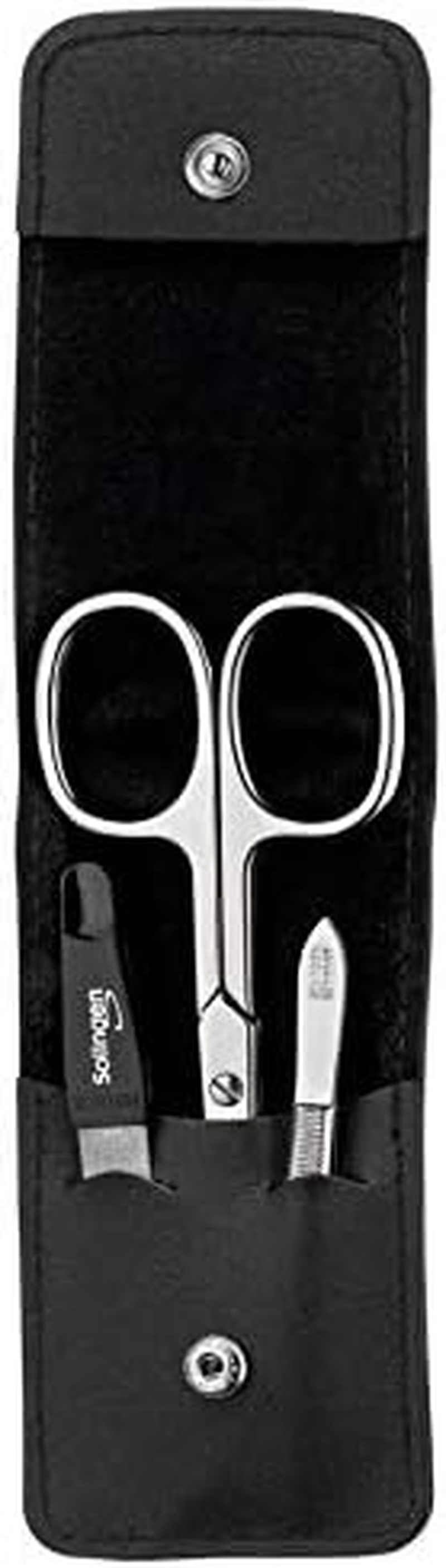 Clauss 9951 Manicure Set in Leather Case Black image number 1
