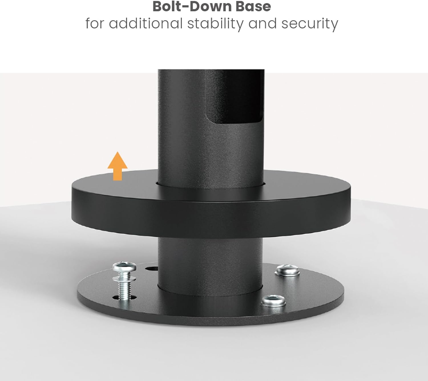 ROLINE Universal Swivel and Tilt Credit Card Terminal Stand Black image number 1