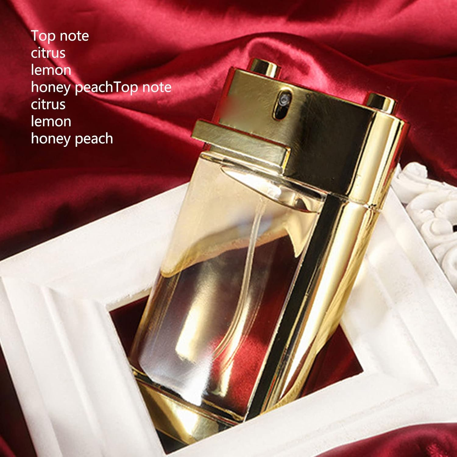 Women Perfume, Light Fragrance Perfume Long Lasting Delicate Glass Bottle Perfume for Lady Women Gift 100Ml image number 3