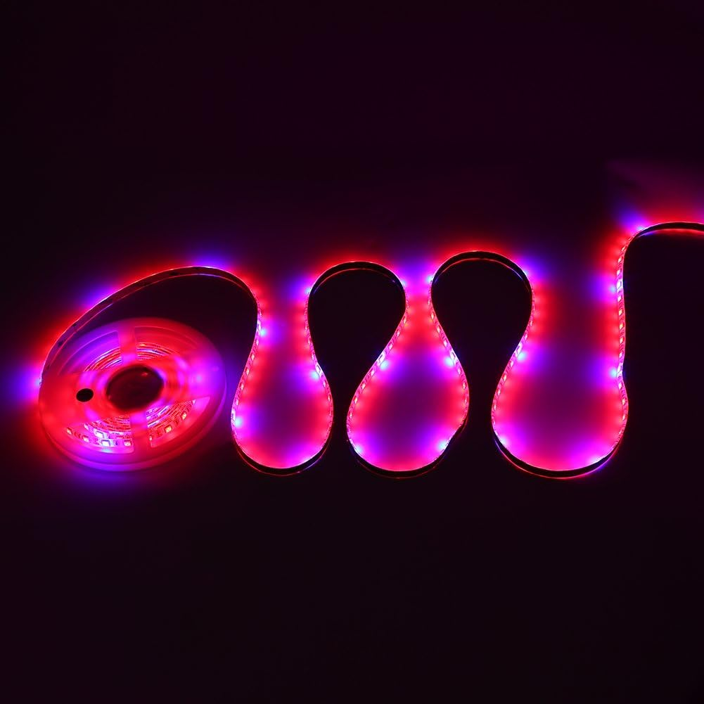 Haofy LED Grow Light Strips Grow for Indoor Plants,12V 16.4Ft Plant Growing Lamps,Adhesive Waterproof Light LED for Succulents Hydroponics Greenhouse Gardening image number 5