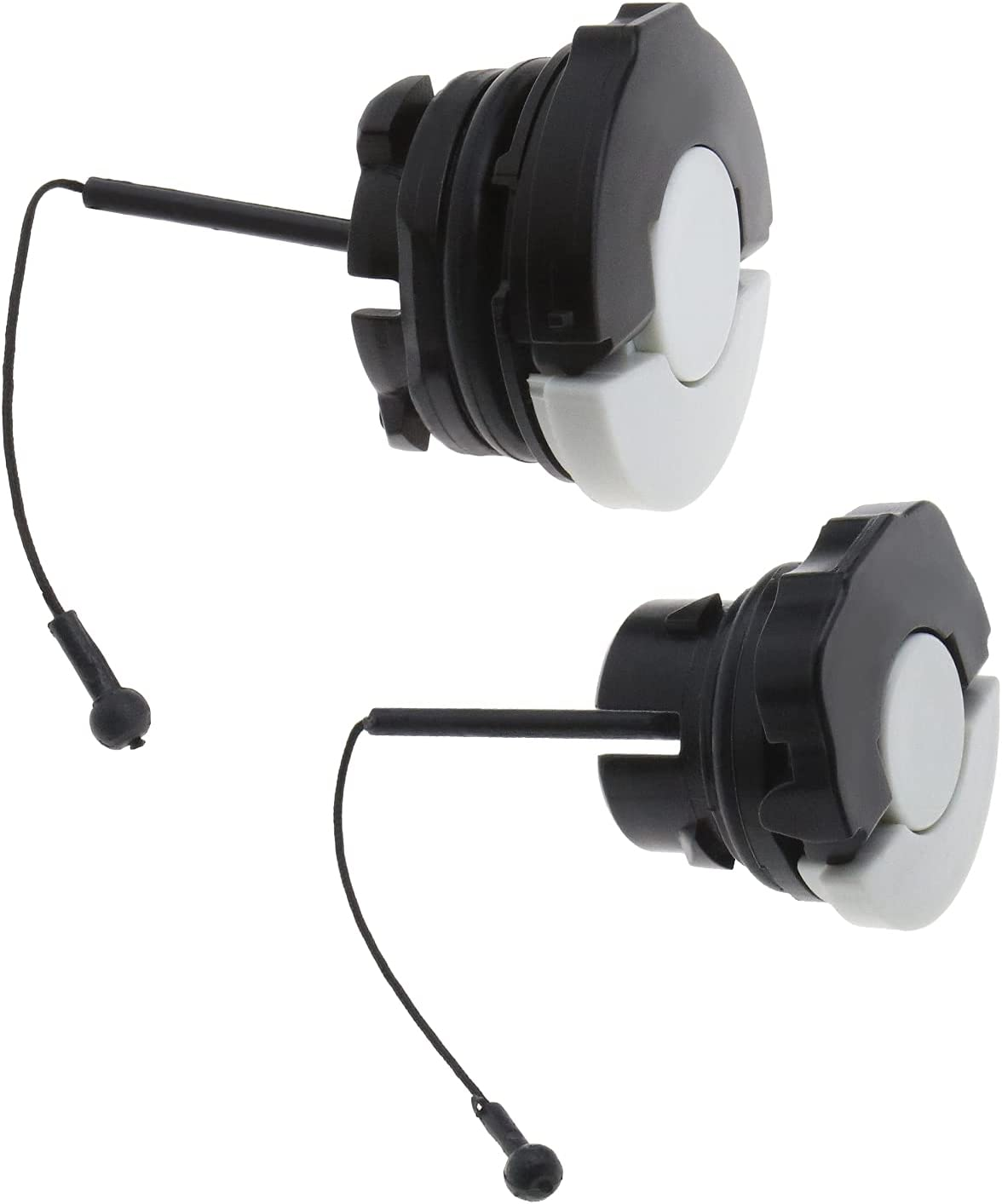 Emsea Pair of Gas Fuel Oil Cap Chainsaw Replacement Parts 0000 350 0537/0000 350 0533 Compatible with STIHL MS171 MS181 MS211 MS250 image number 1