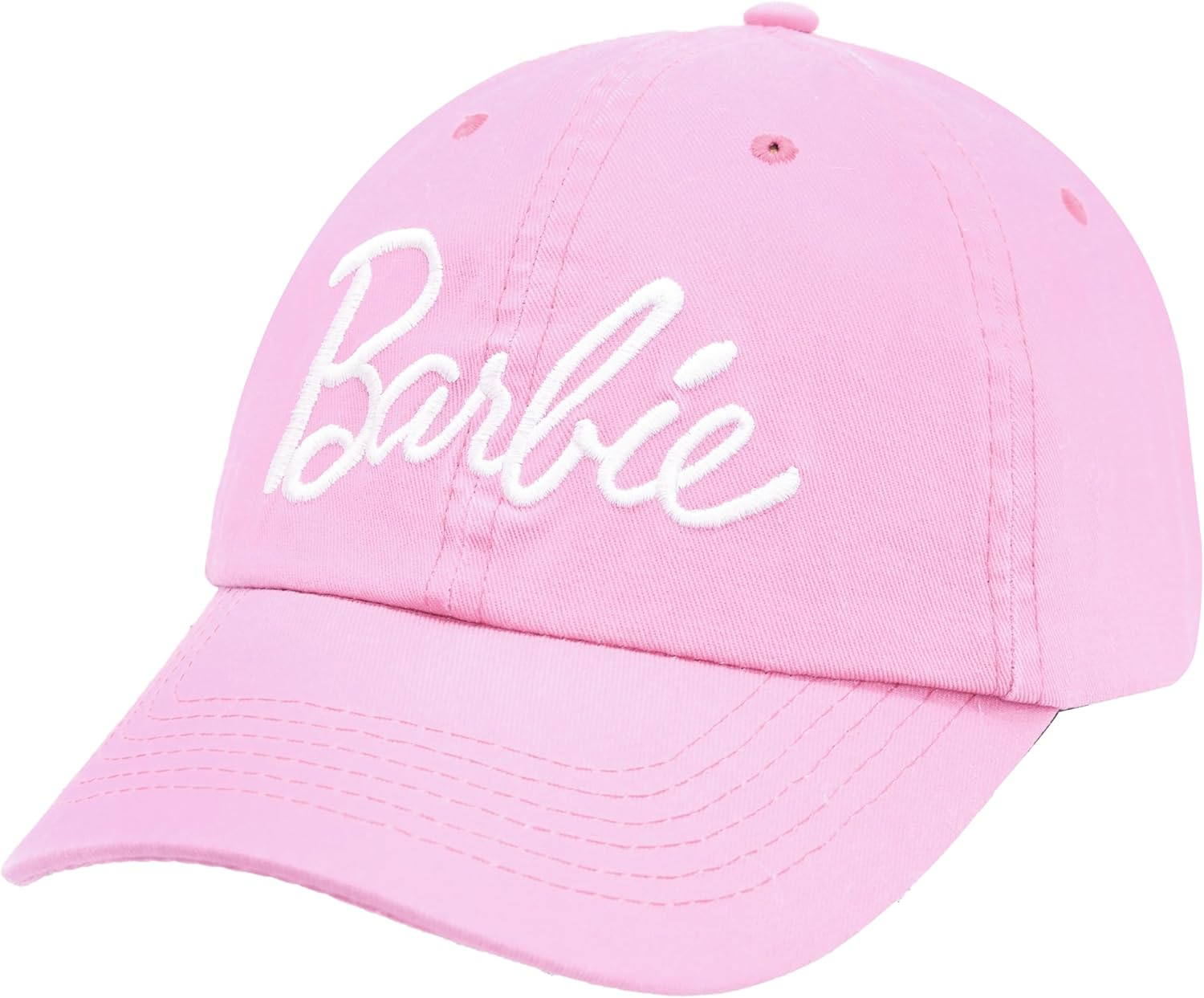 Barbie Baseball Cap for Women &ndash; Soft Cotton Womens Cap with Curved Brim &ndash; Adjustable Snapback Hot Pink Baseball Cap