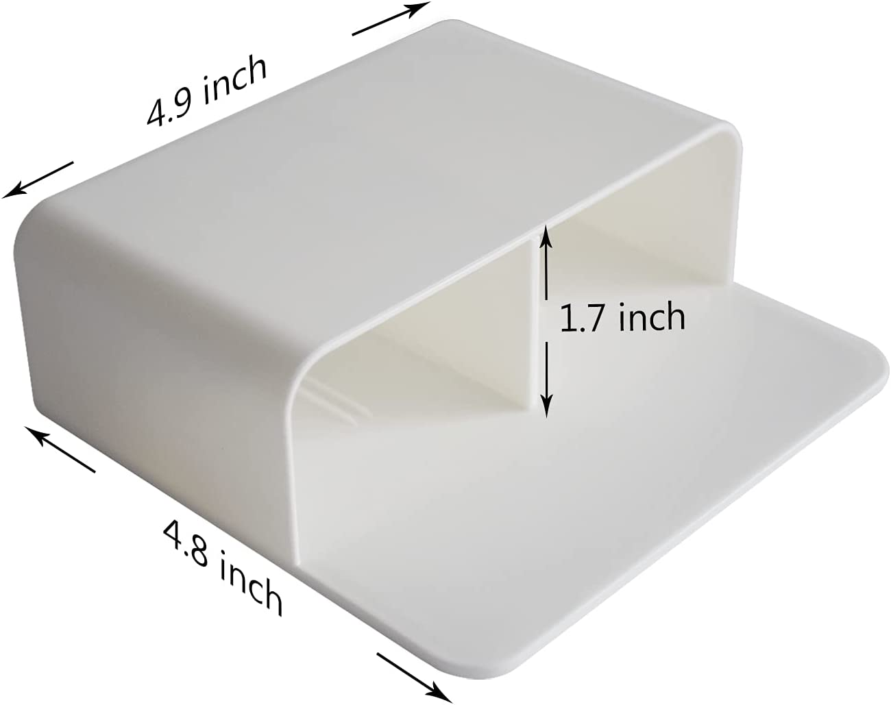 Viefantaisie Magnetic Dry Erase Marker Holder, Magnetic Pen Holder for Fridge, Magnetic Marker Holder, Whiteboard Marker Holder for Locker Accessories, School, Office, Home, Magnetic Cup,1 Pack, White image number 4