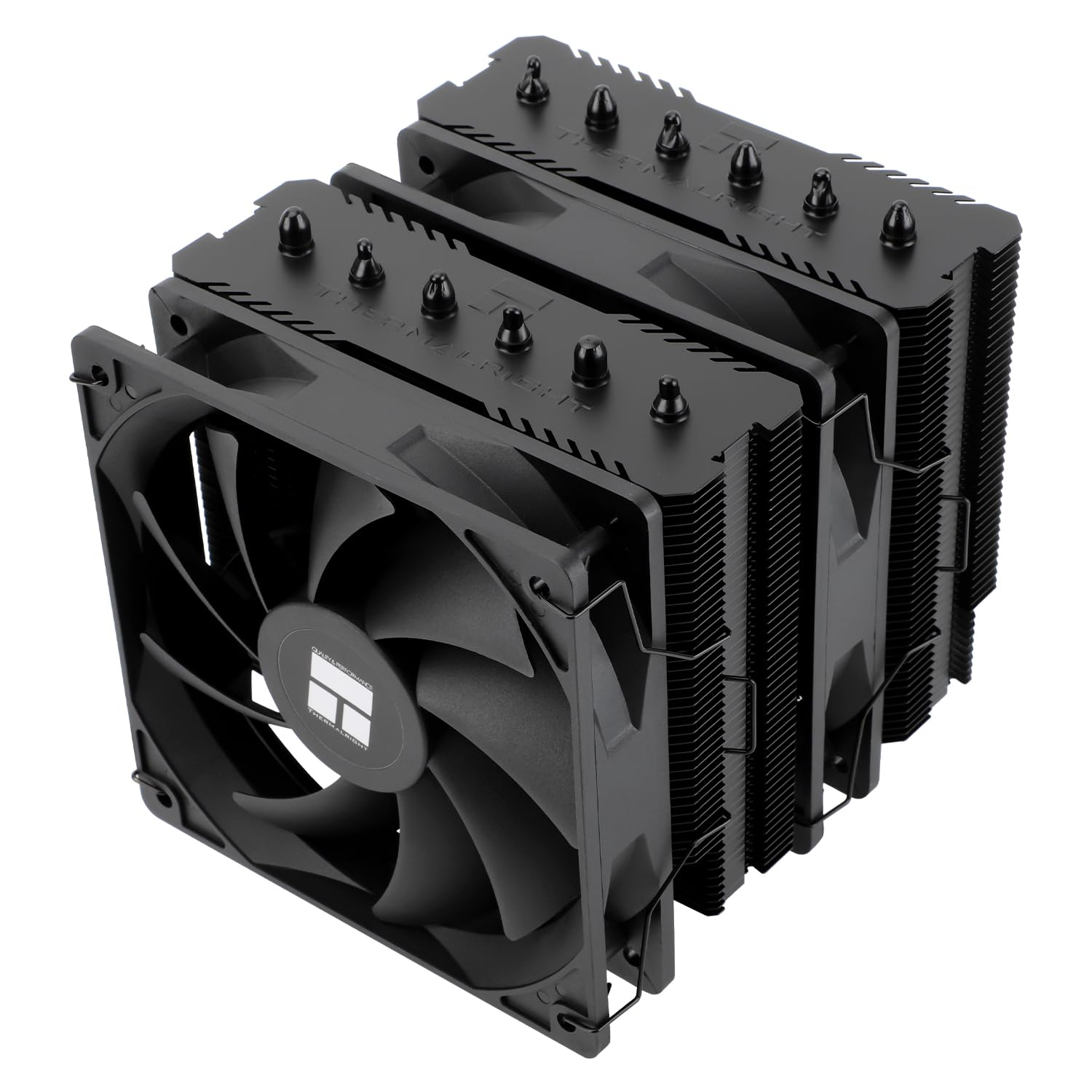 Thermalright Peerless Assassin 120 SE Black CPU Cooler, 6 Heat Pipes Heatsink Cooler, Dual 120Mm PWM Fans, 1550RPM Speed, for AM4/AM5 and Intel LGA 1700/1851/115X/1200,Computer CPU Cooling image number 1