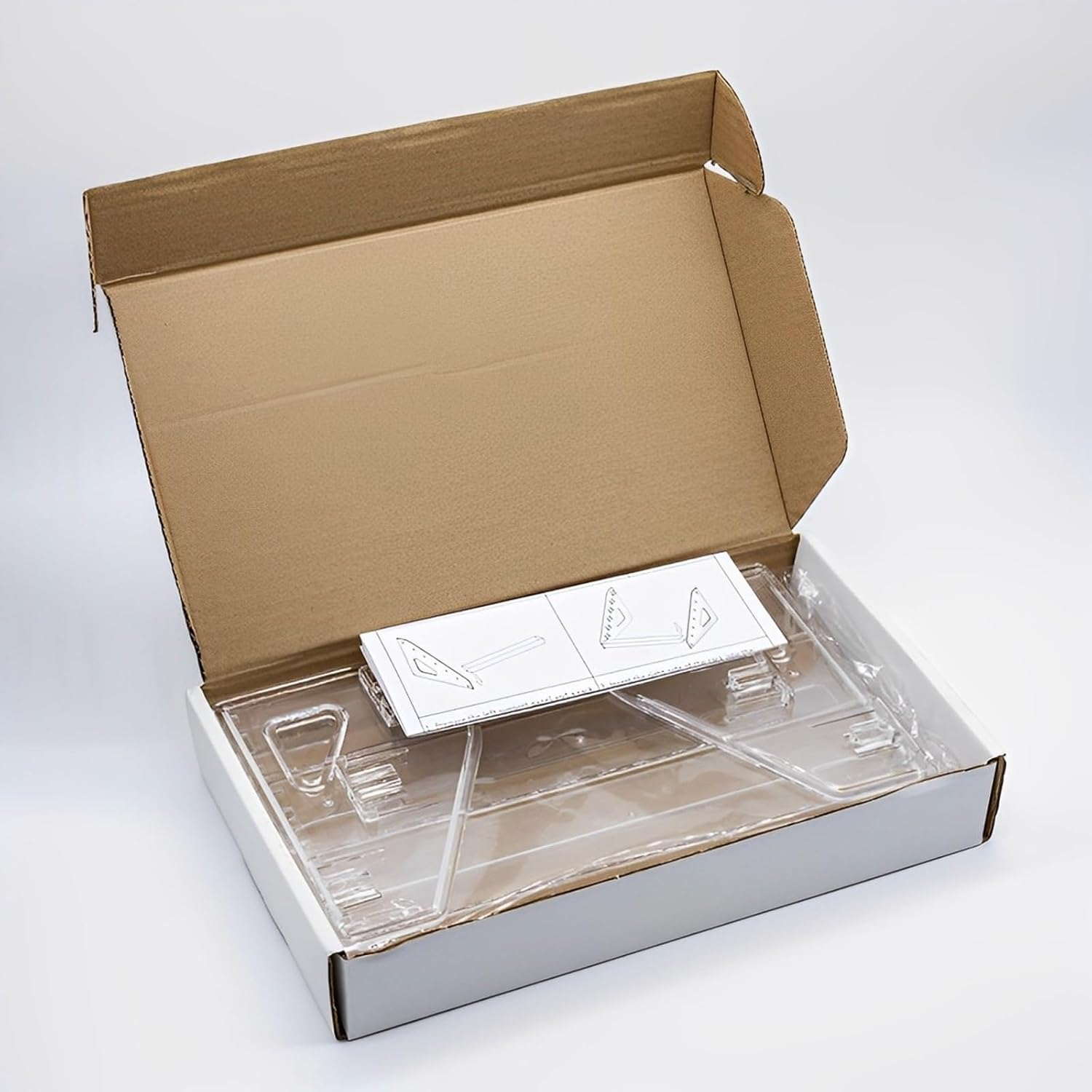 SUTOKAKA Nail Polish Organizer Clear Acrylic Eyeglasses Display Holder Essential Oil Storage Rack Makeup Stand Tray - 3 Layer image number 1