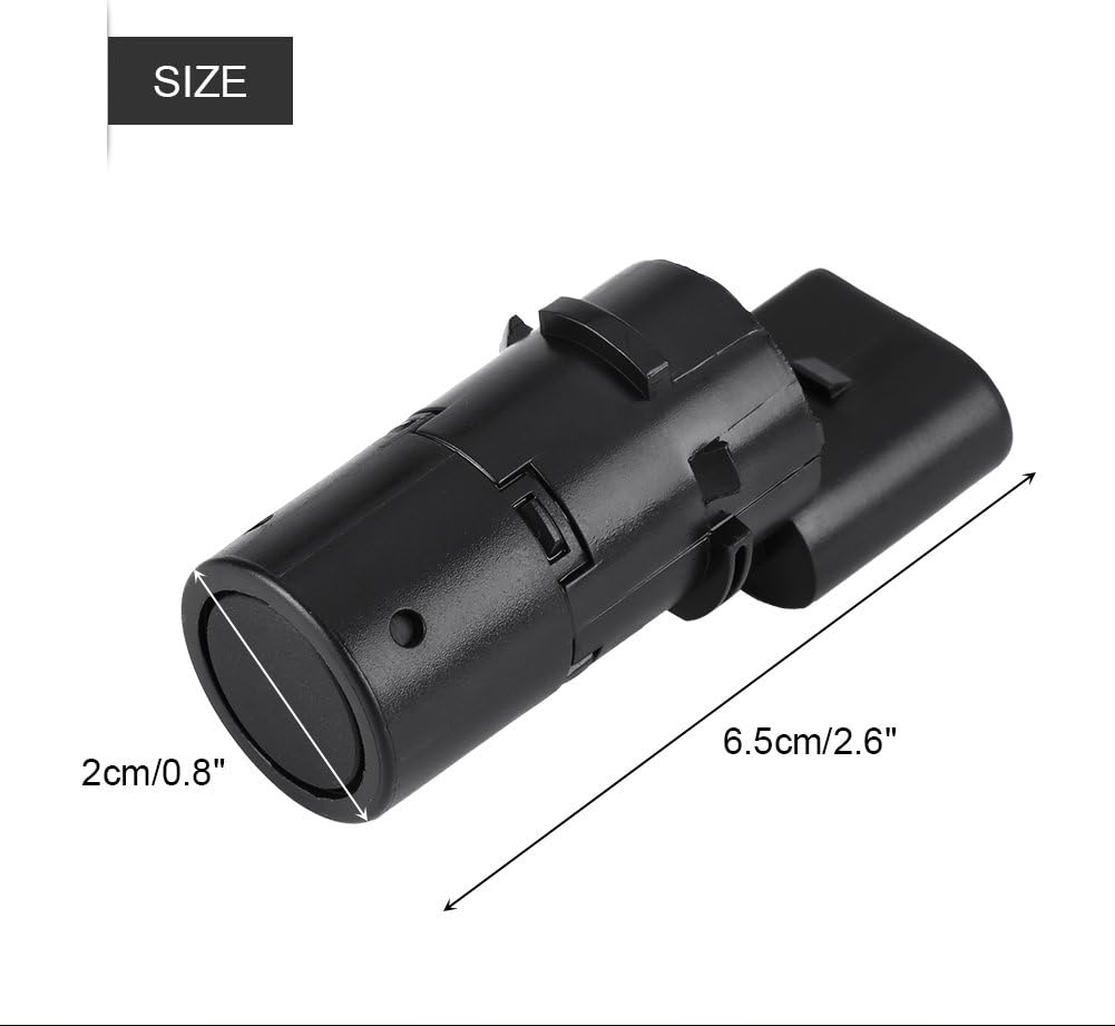 4Pcs Car PDC Parking Sensor for A.6 4B / C5 4F2 / C6 4FH / C6 4F5 / C6 7H0919275E, Bumper Reverse PDC Parking Sensor Backup Parking Sensor