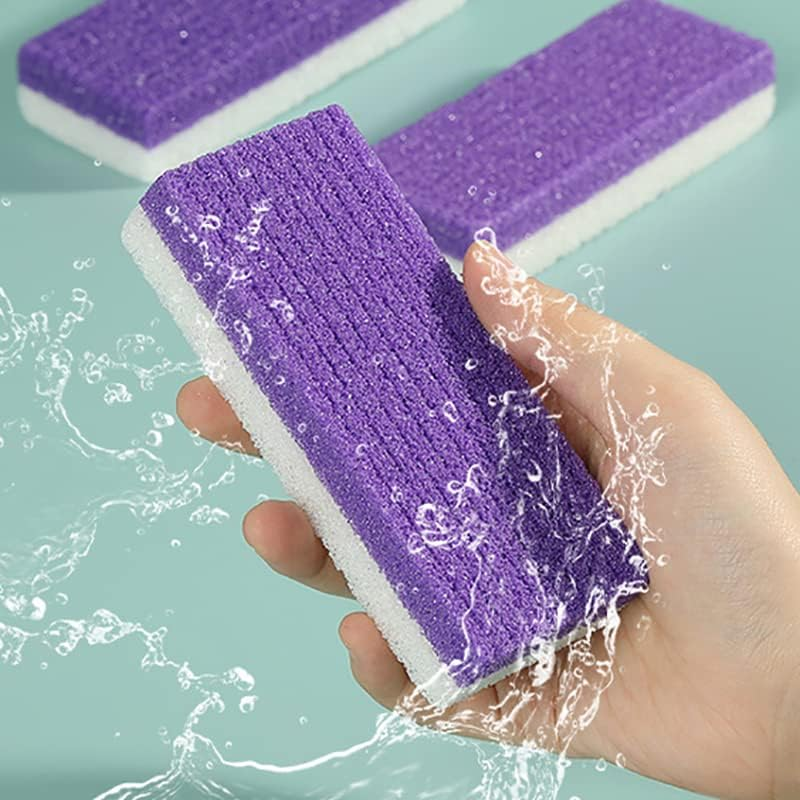 Jade Deals 4X Pumice Foot Stone File, 5.12X1.97X0.98In (13X5X2.5Cm), 2 - in - 1 Exfoliate Rasp for Dead Skin, Pedicure Scrub to Remove Sands, anti - Bacterial Pedicure Tool image number 2