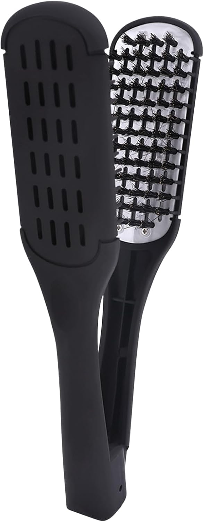 Gvblkq Hair Straightener Comb,Double-Sided Straightening Comb for Hair - Comfortable to Hold Hairstyle Tool for Home Outdoor Traveling Business Trip image number 2