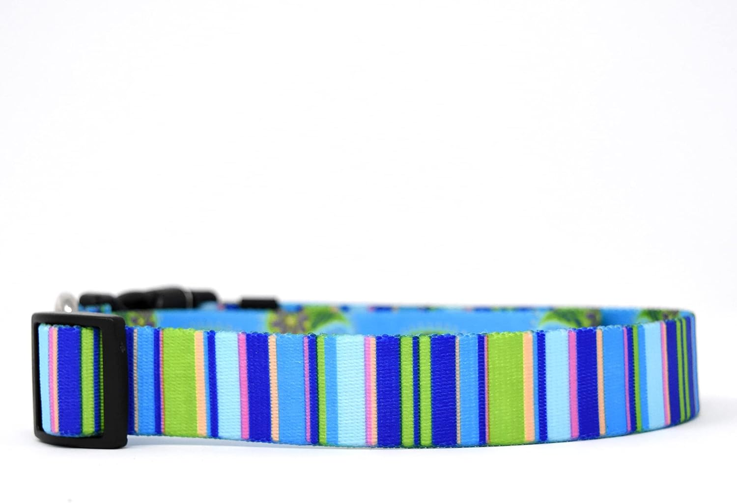 Yellow Dog Design Blue Stripes Dog Leash 1" Wide and 5' (60") Long, Large