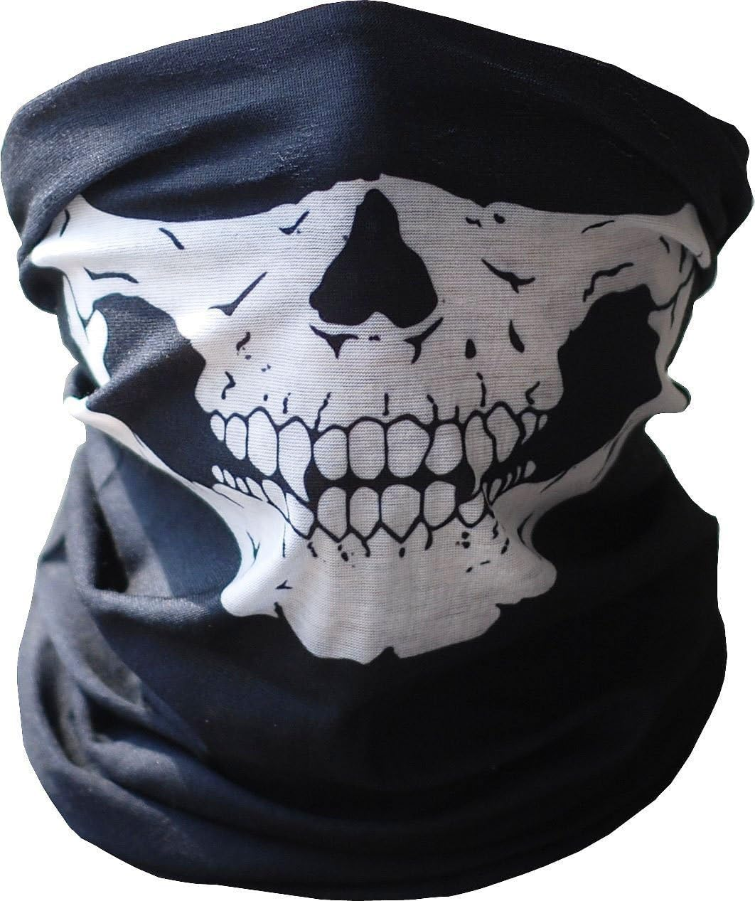 Stretchable Tubular Skull Bandana Motorcycle Biker Snowboards Helmet Neck Face Mask Paintball Ski Sport Headband image number 2