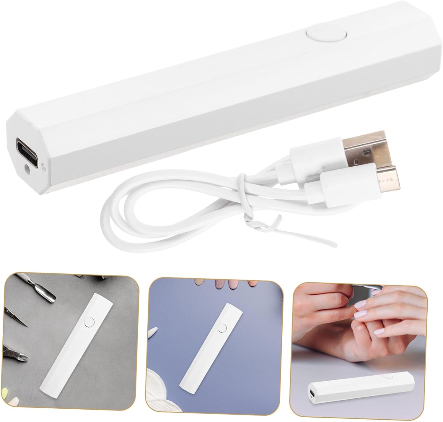 WEKADRIN Portable Lamp Handheld Rechargeable Uv Light for Gel Nail Art Quick Drying for Home and Salon Use Compact Design for Easy Carrying and Manicure Convenience image number 3