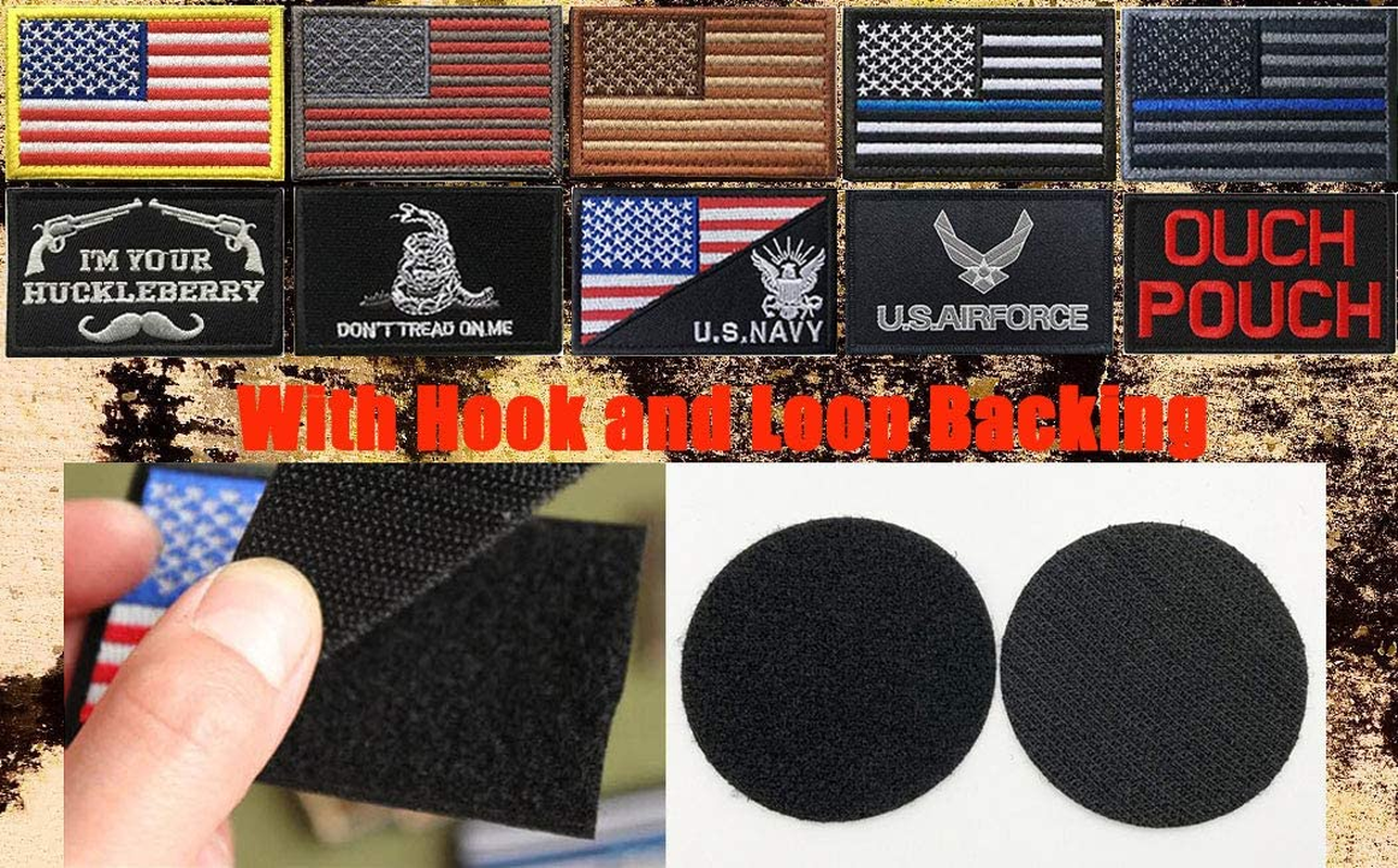 2 Pcs Reigning Hide and Seek Champion Big Man Funny Hook and Loop Fully Embroidered Tactical Patrol Patches for Bag Caps Backpack Uniform Vest Harness image number 3
