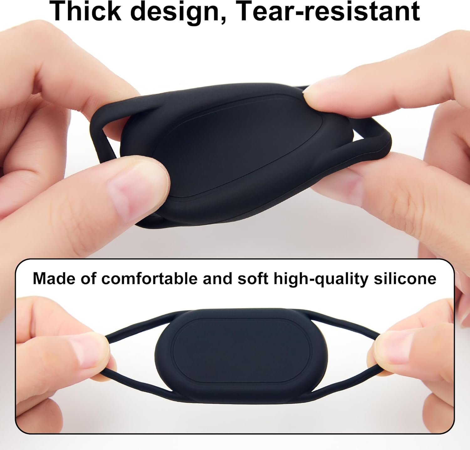 For Samsung Galaxy Smarttag2 Dog Collar Holder, 2 Pack Waterproof Silicone Case for Galaxy Smart Tag 2,GPS Tracker Smarttag2 Case for Pet Dog Cat Collars image number 3