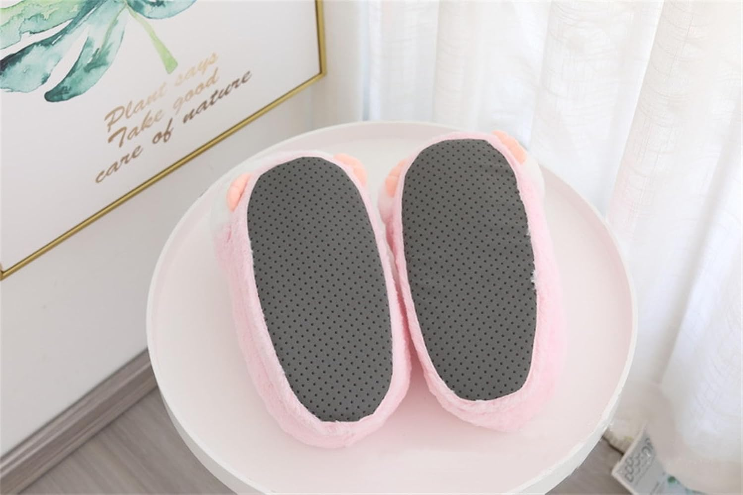 LANFIRE Animal Slippers Hamster Slippers Pig Slippers Duck and Sheep Shoes Winter Home Warm anti - Skid Cotton Slippers
